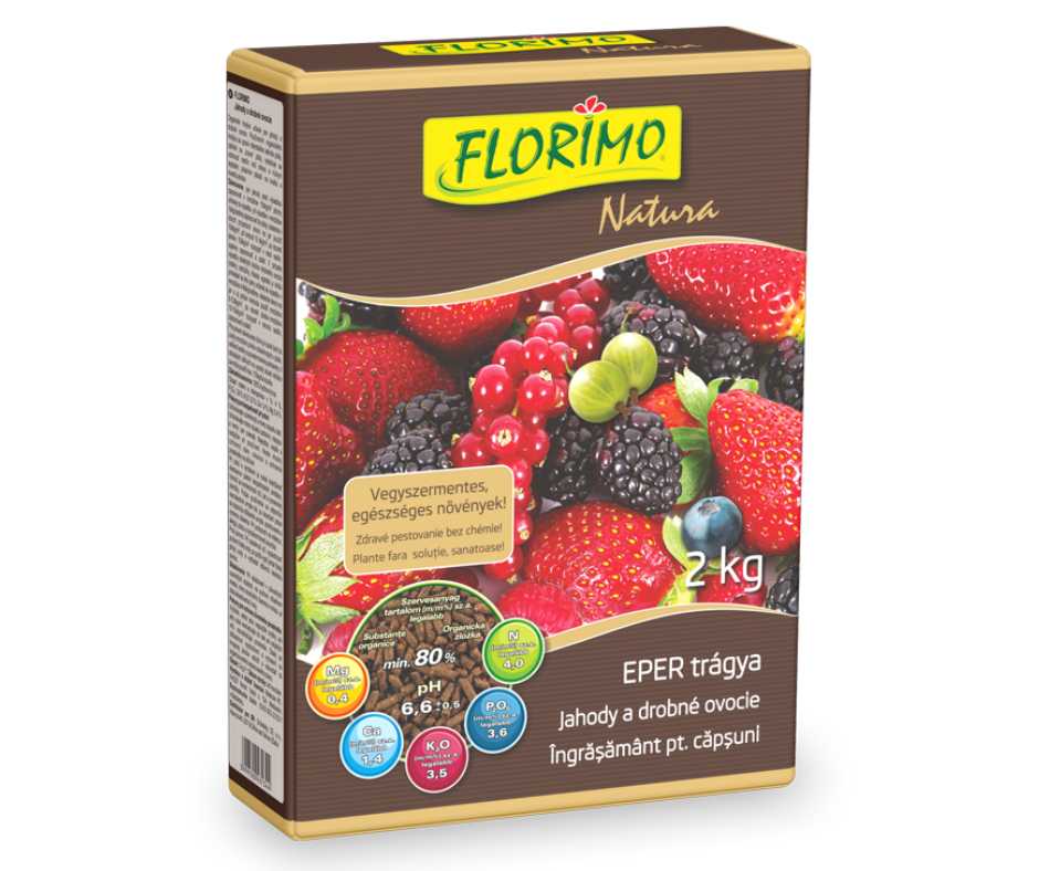 FLORIMO sz.táp gr.-Eper,aprógyümölcs 2/1