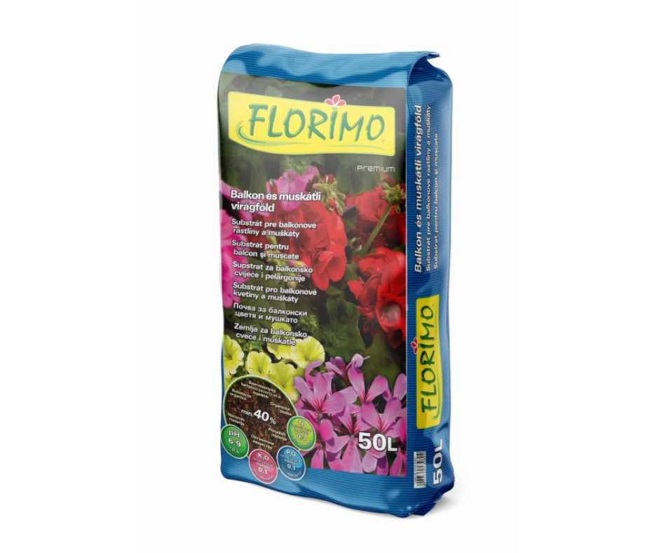 FLORIMO Virágföld Balkon-Muskátli 50/1