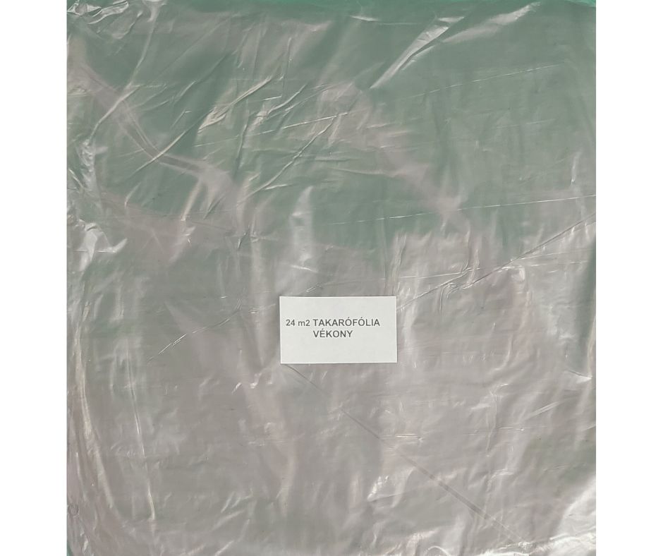 Fólia Takaró normál /vékony/ 2,4*10m