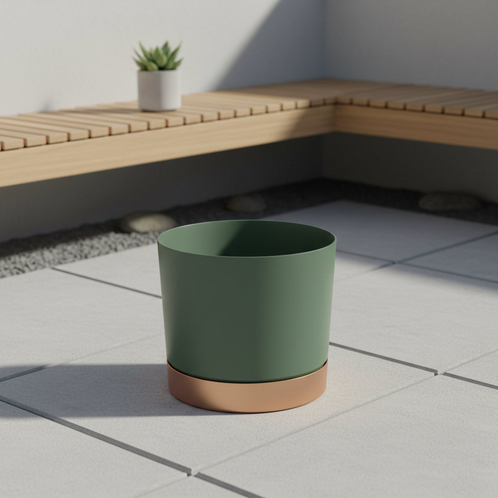 Cserép műanyag Eco zöld 178x175mm Prosperplast DPOD180