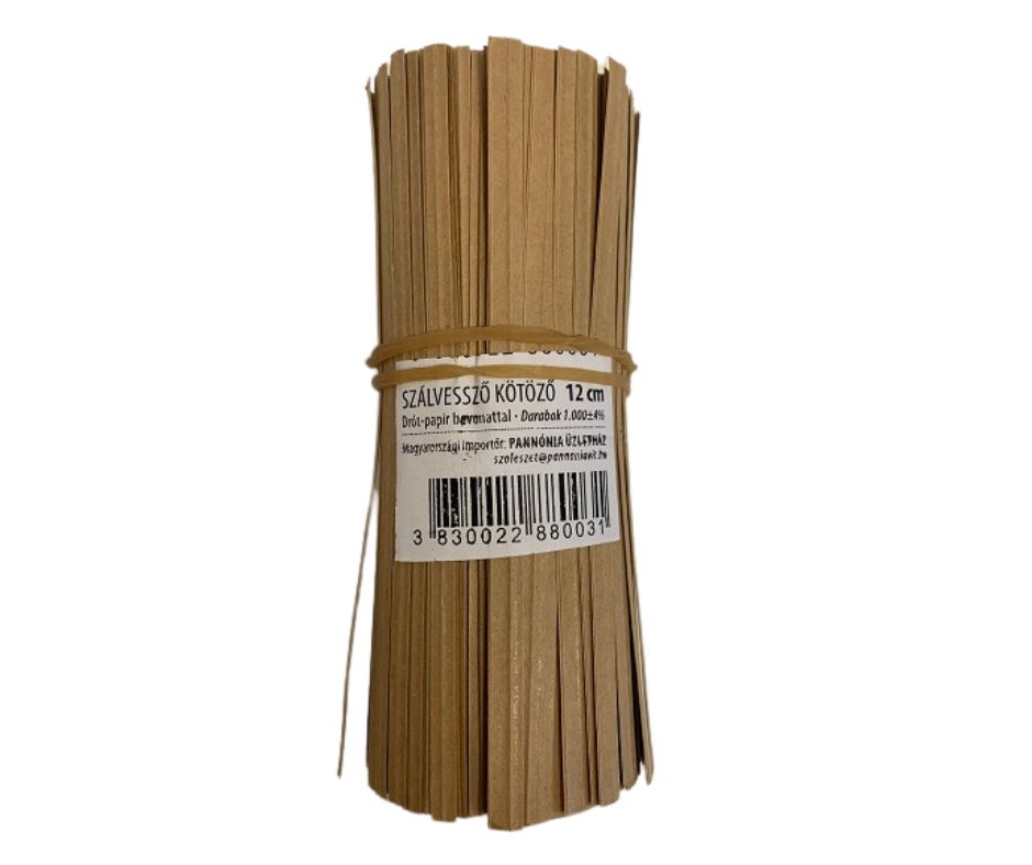 Kötöző fém papír bev. 1000 db-os 12 cm