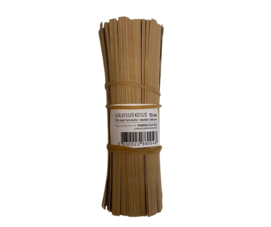 Kötöző fém papír bev. 1000 db-os 15 cm