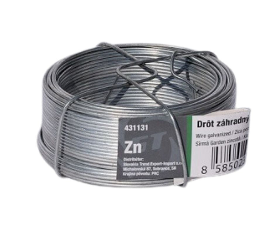 Kötöző fém tekercs d:1,1mm 50m Zn