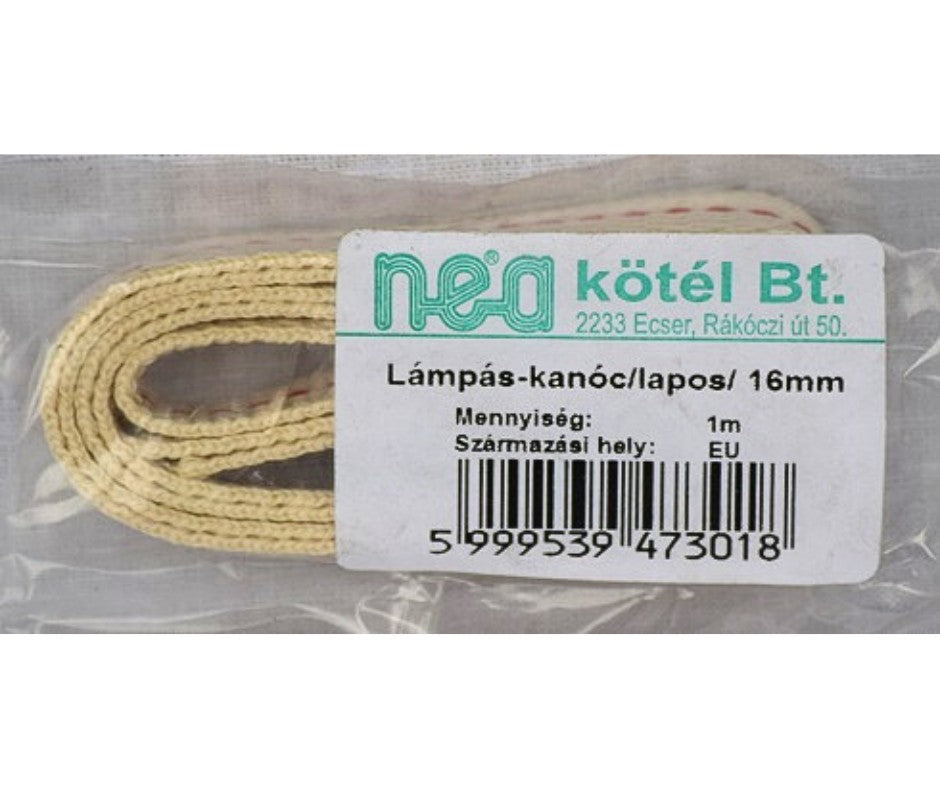 Lámpás - kanóc /lámpabél/ 16 mm * 1m