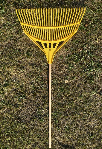 Lombseprű műa. 66 cm 28 fog+nyél Sárga