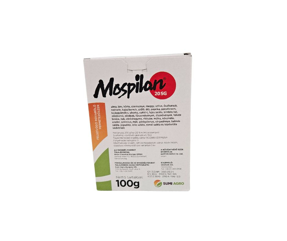 Mospilan 20SG rovarölő permetezőszer