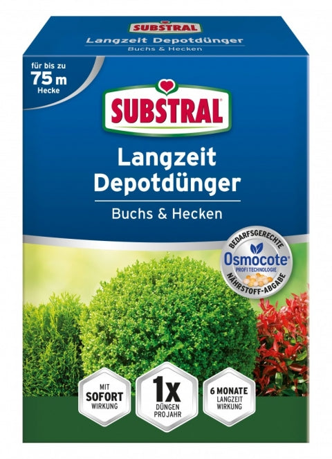 Osmocote buxus/tuják/fenyőfélék és sövénynövények számára 1,5 kg SUBSTRAL