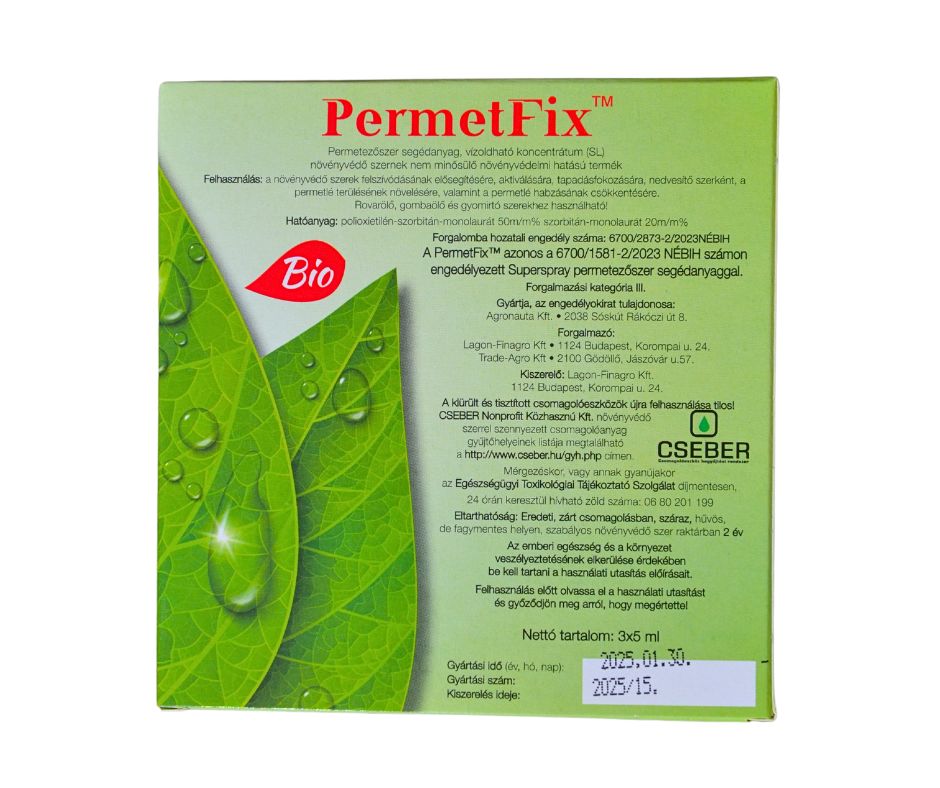 Tapadásfokozó Permetfix 3 x 5ml BIO (III.)