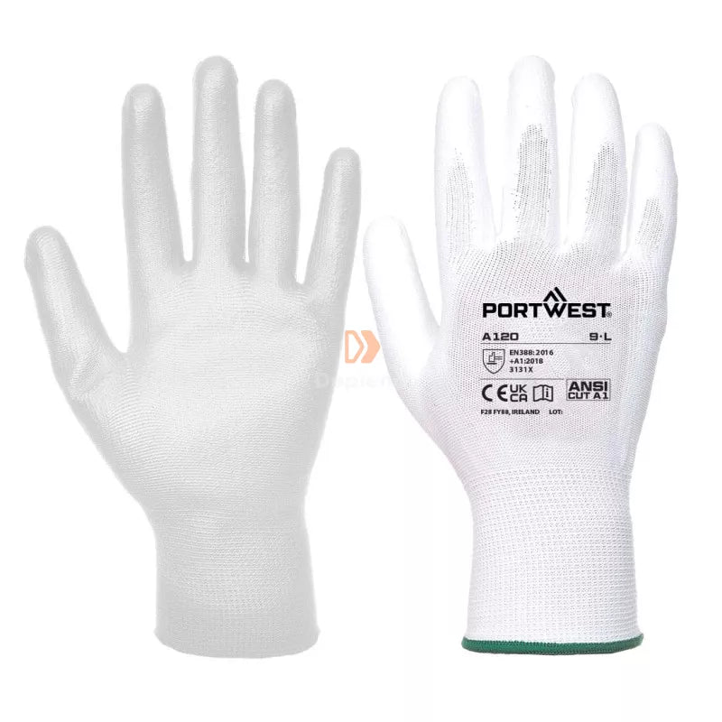 Védőkesztyű tenyérmártott Nylon Portwest