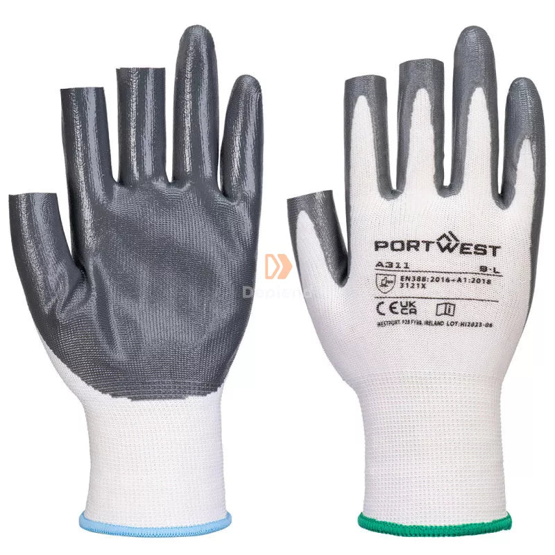 Kesztyű ujjatlan nitril Portwest Grip
