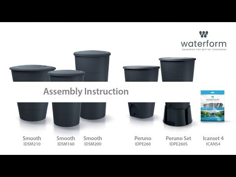 Esővíztároló kerek 210L mélyzöld 