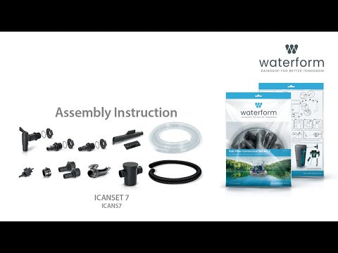 Csatlakoztató készlet Vízgyűjtő tankerhez ICAN SET 7