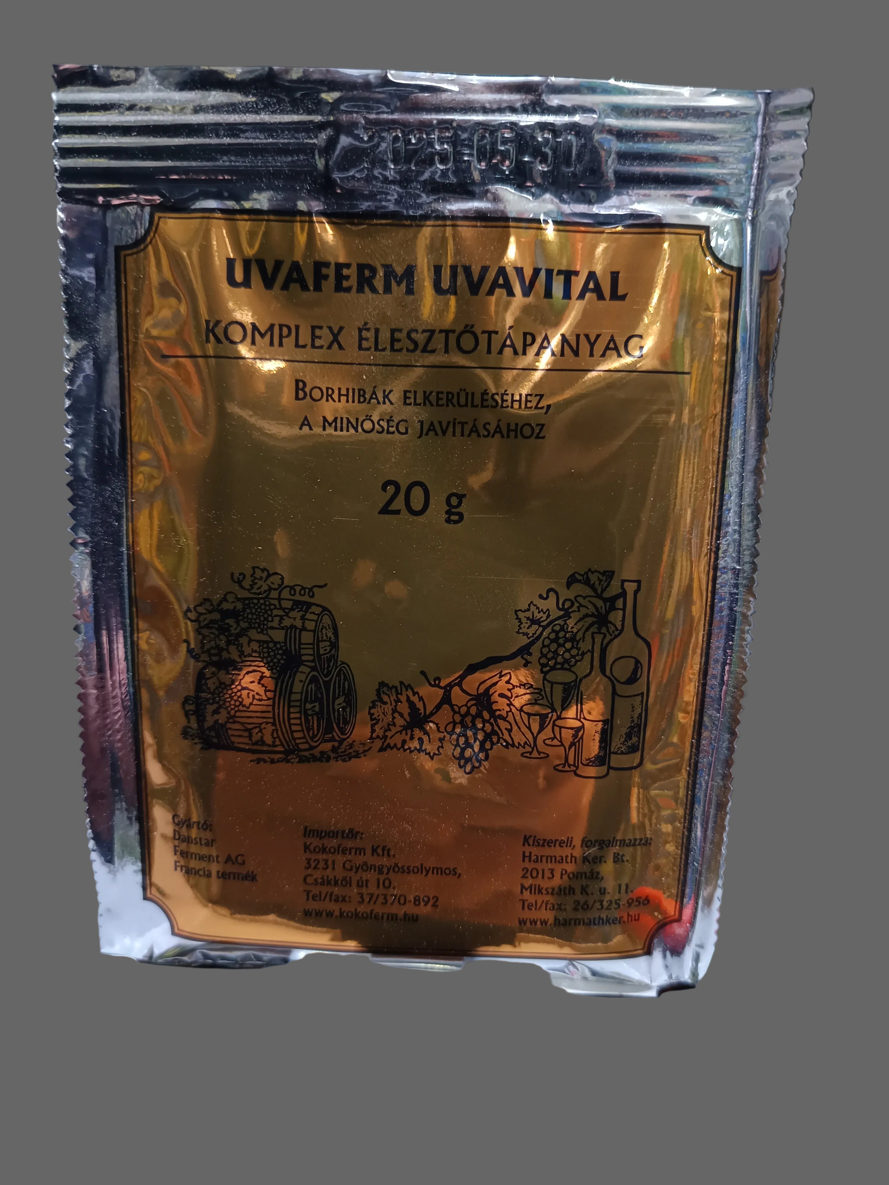 Uvaferm Uvavital Komplex élesztőtápanyag 20g