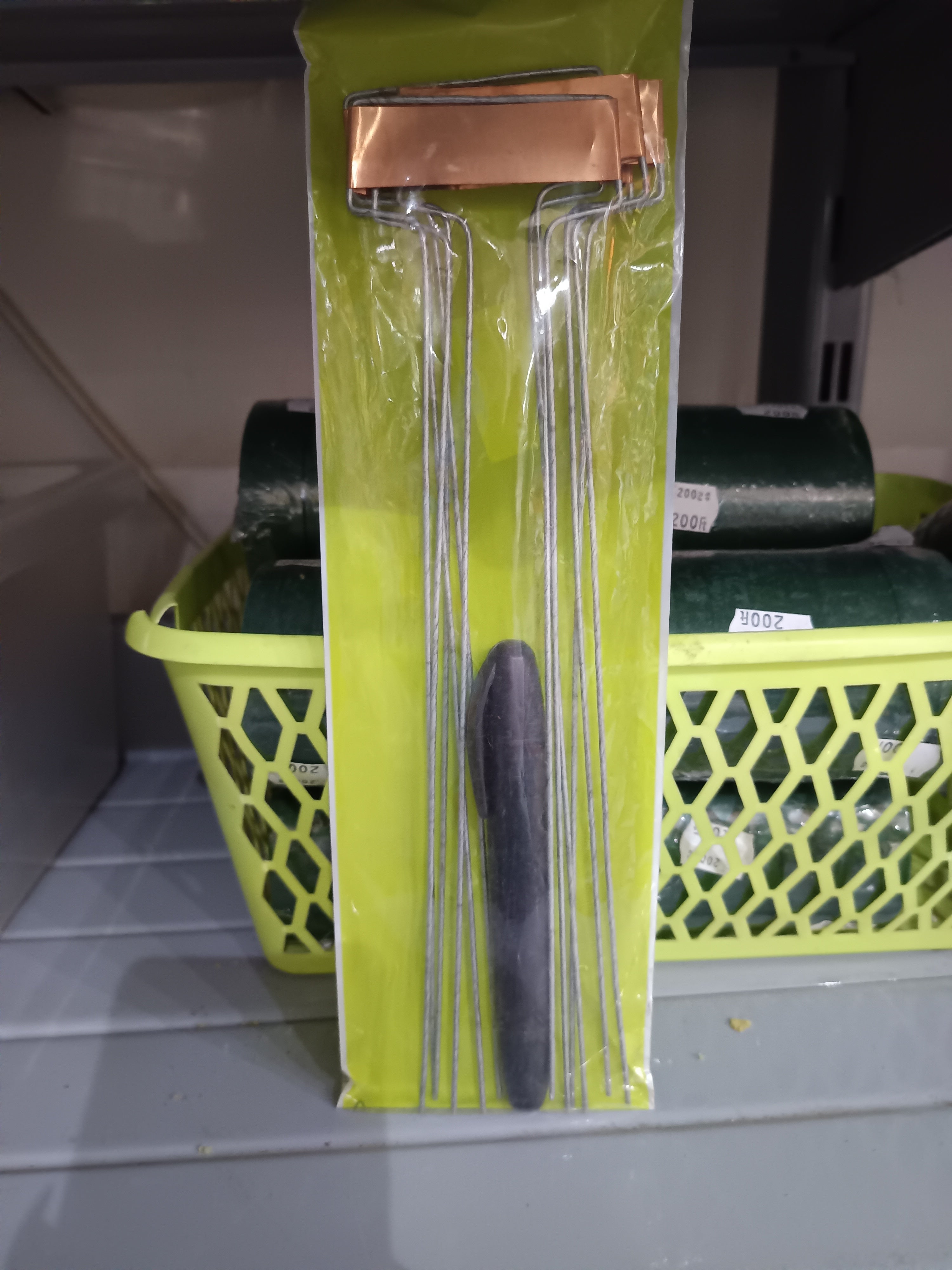 Jelölőtábla 26cm 6db fém, tollal
