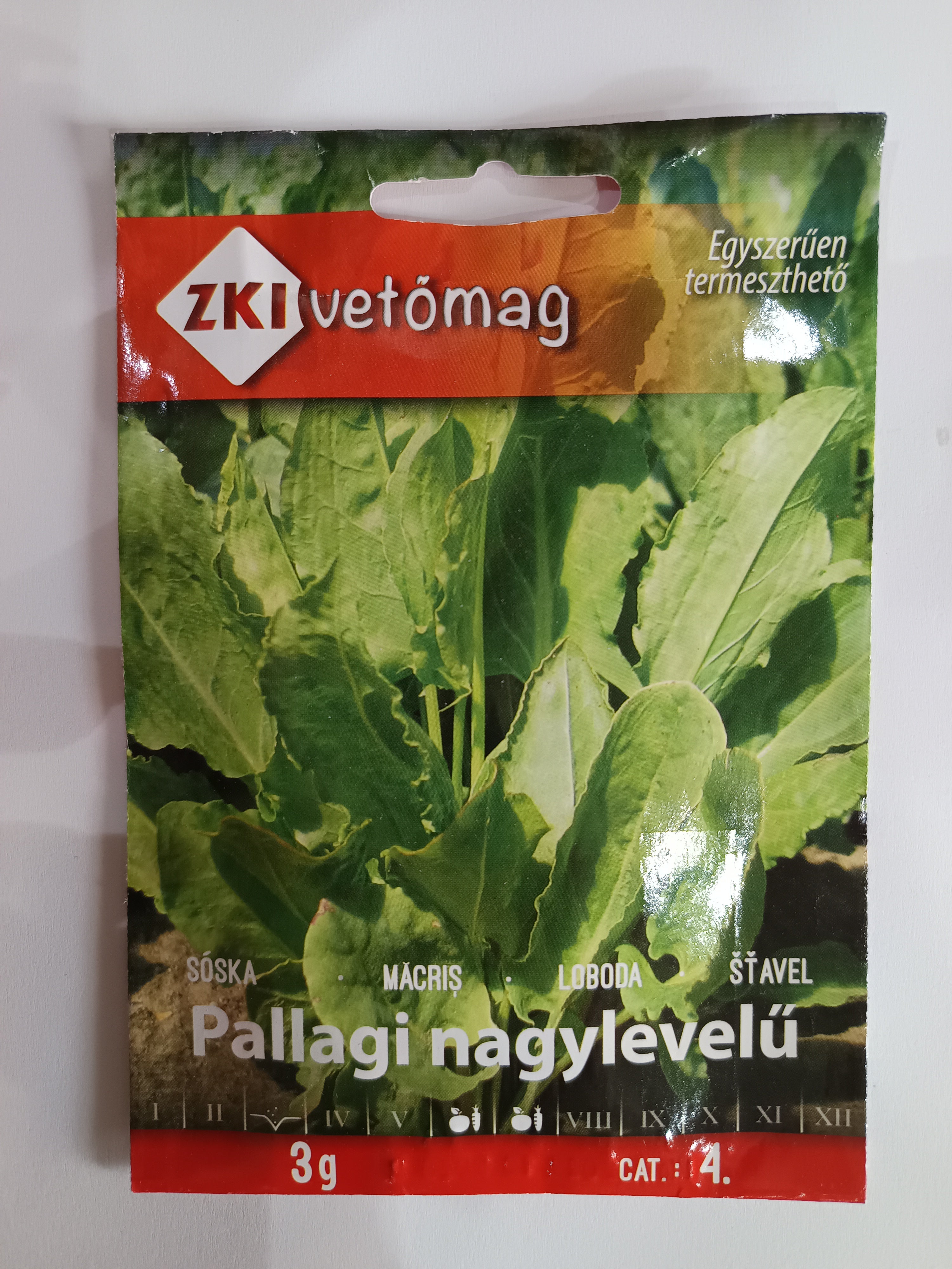 Sóska Pallagi nagylevelű ZKI 3g