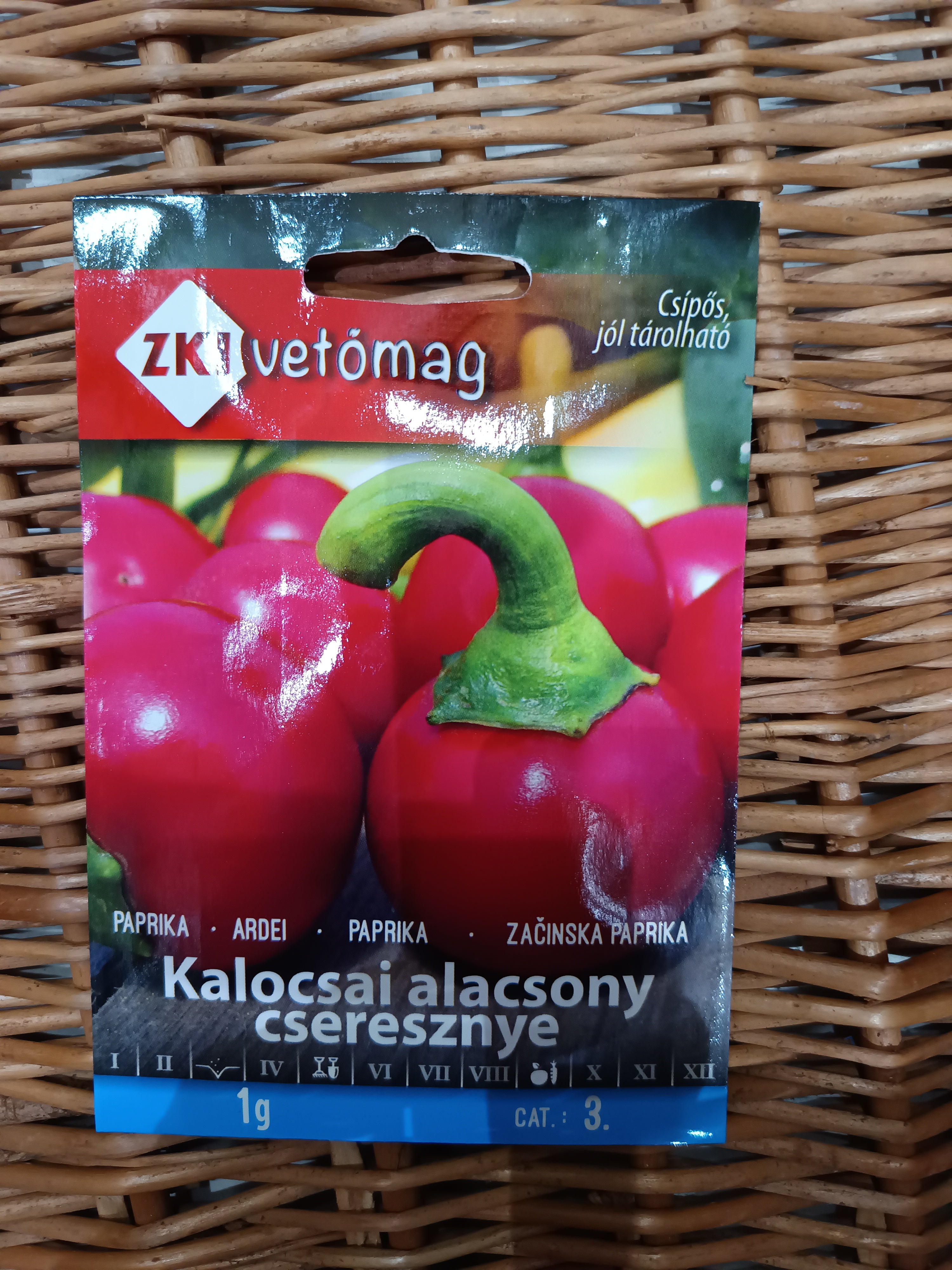 Cseresznyepaprika csípős kalocsai alacsony