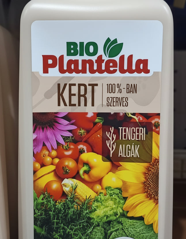 Tápoldat Bio Plantella szerves tengeri algát tartalmazó Kert 1l