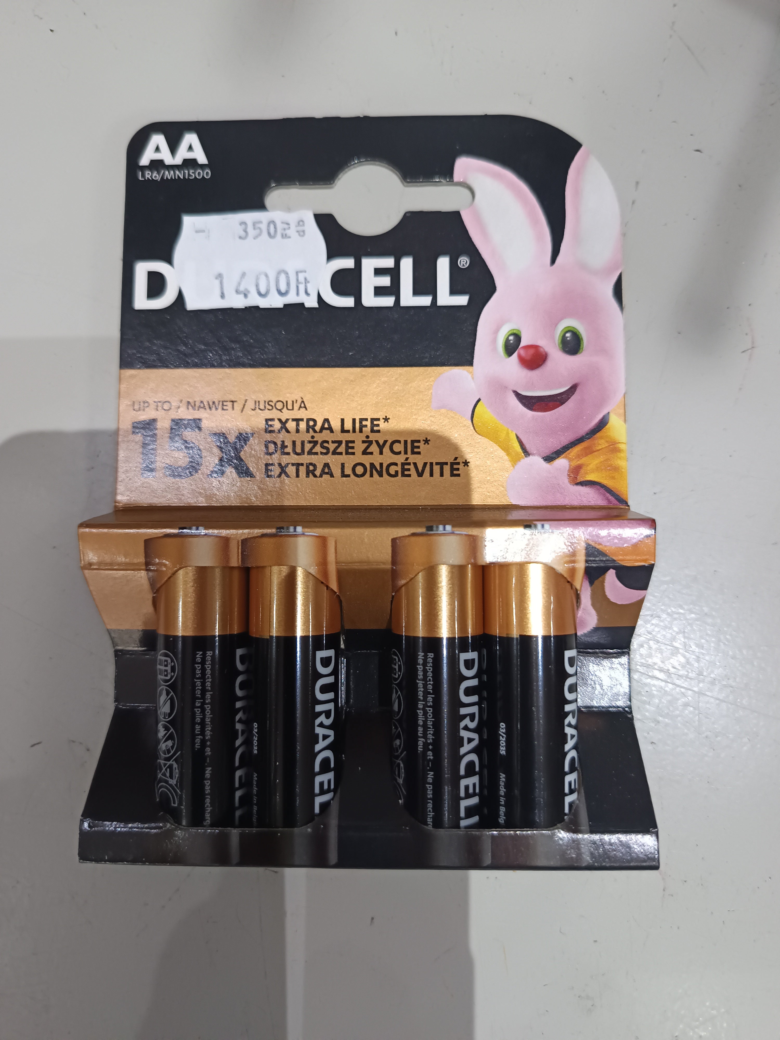 Elem Duracell AA