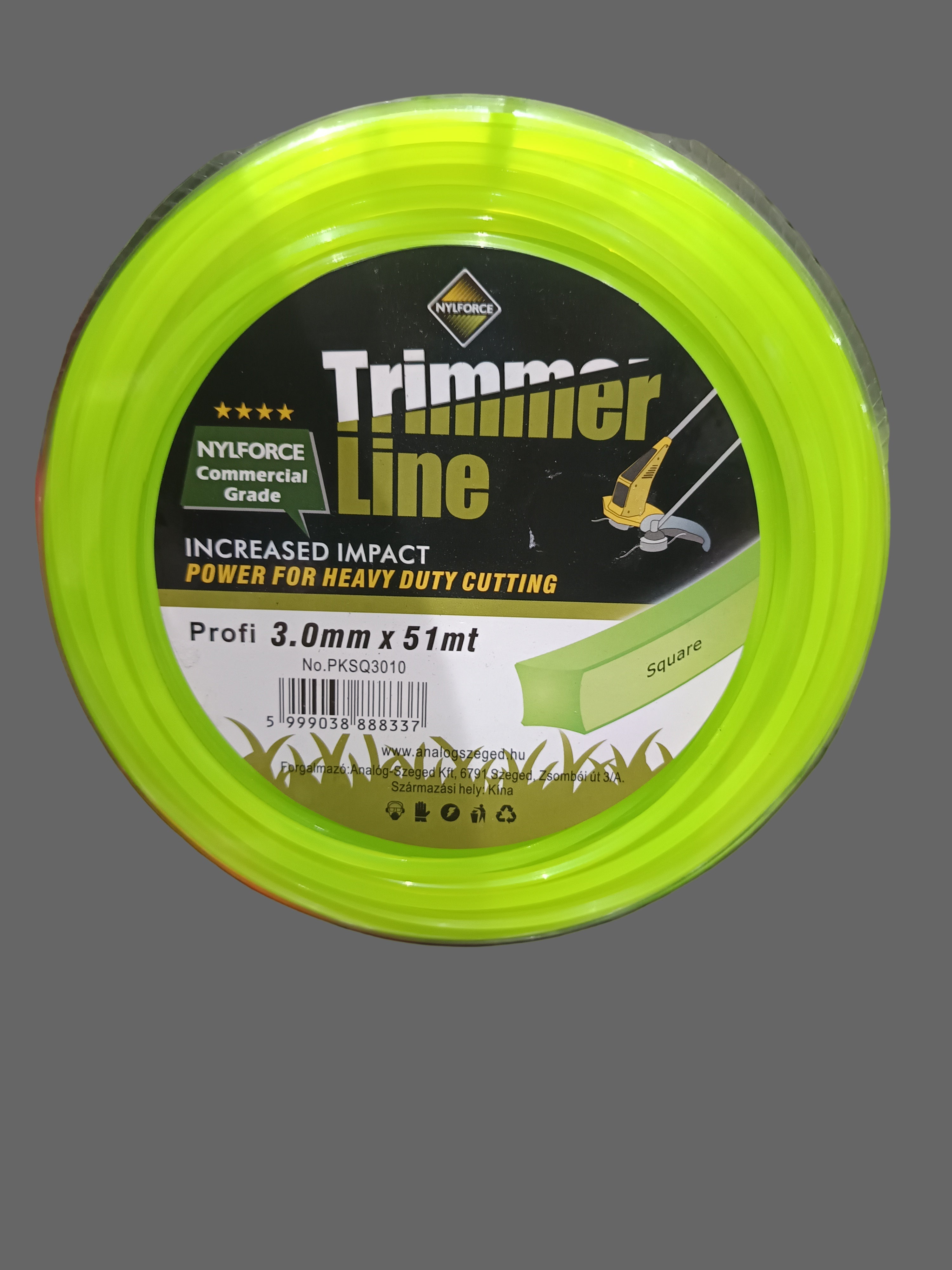 Damil Trimmer Line 3.0mm x 51mt, négyélű