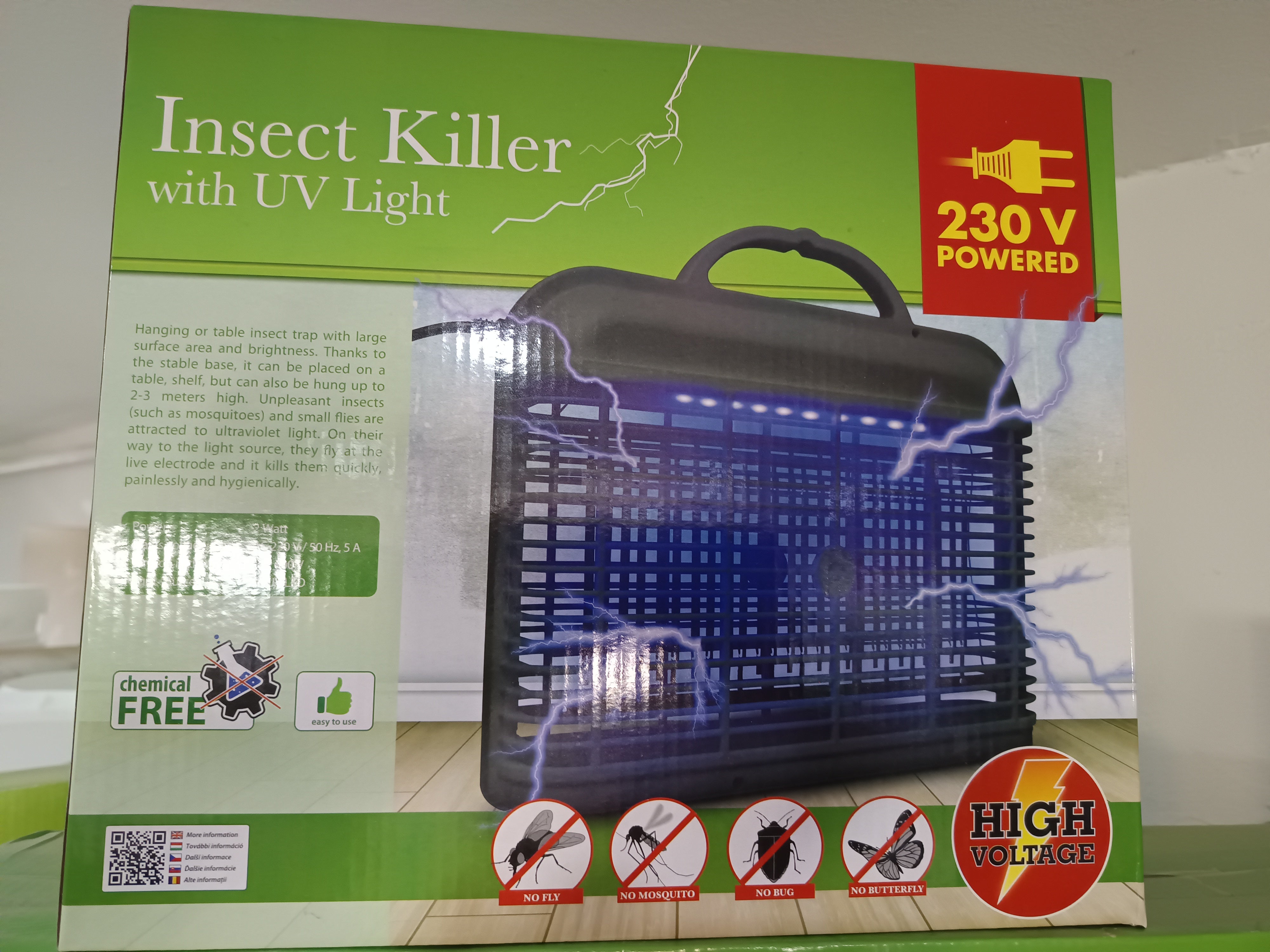 Rovarcsapda Elektromos UV