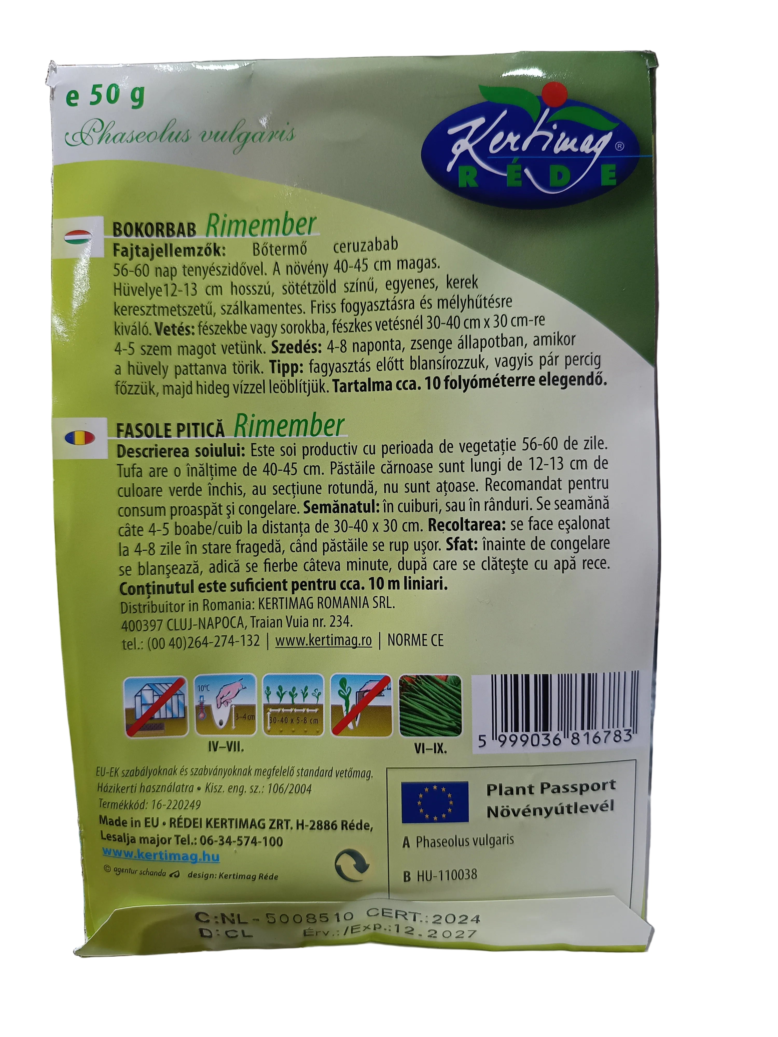 Ceruzabab, bokorbab Rimember 50g