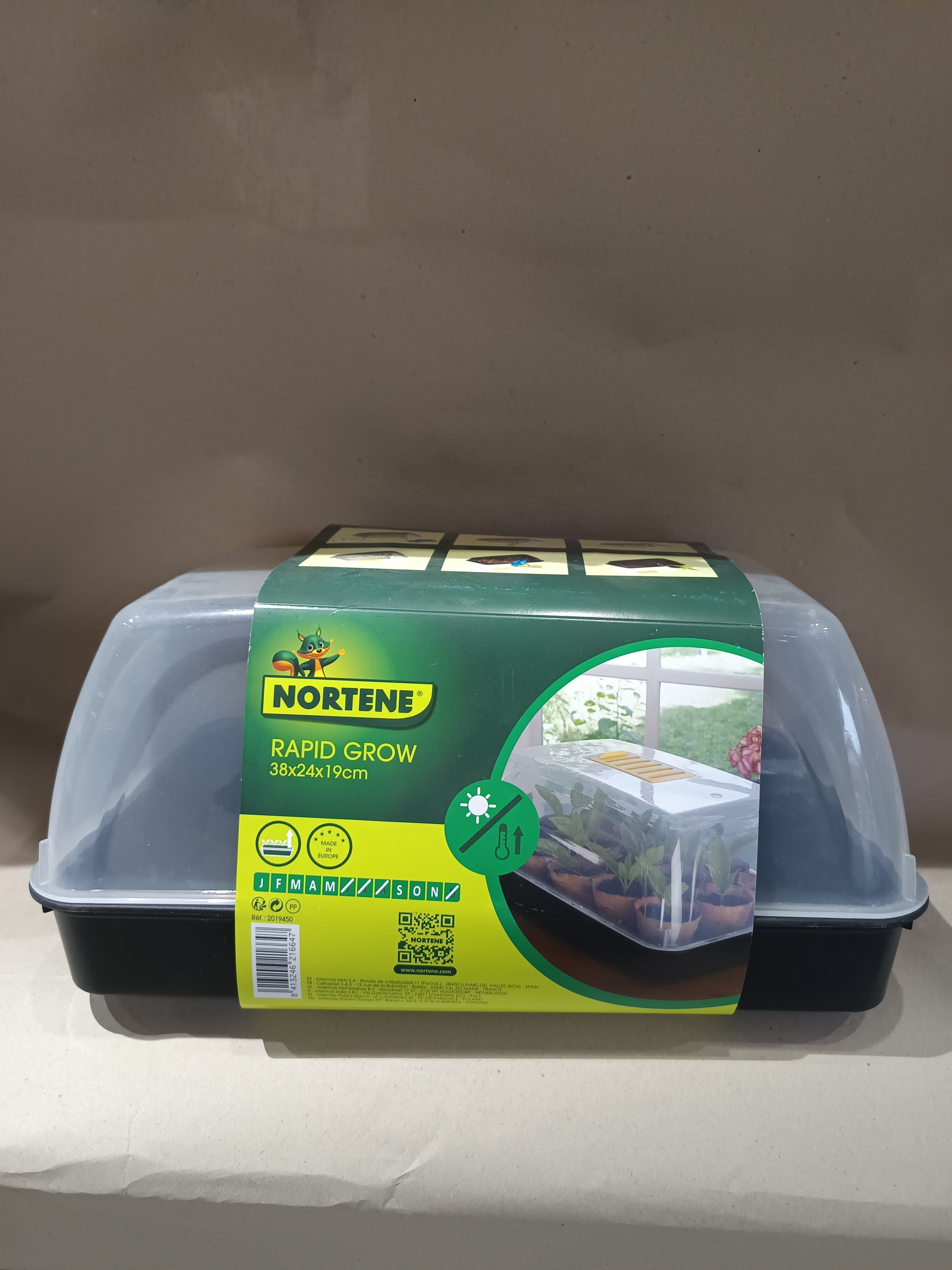 Palántázó láda 38x24x19cm