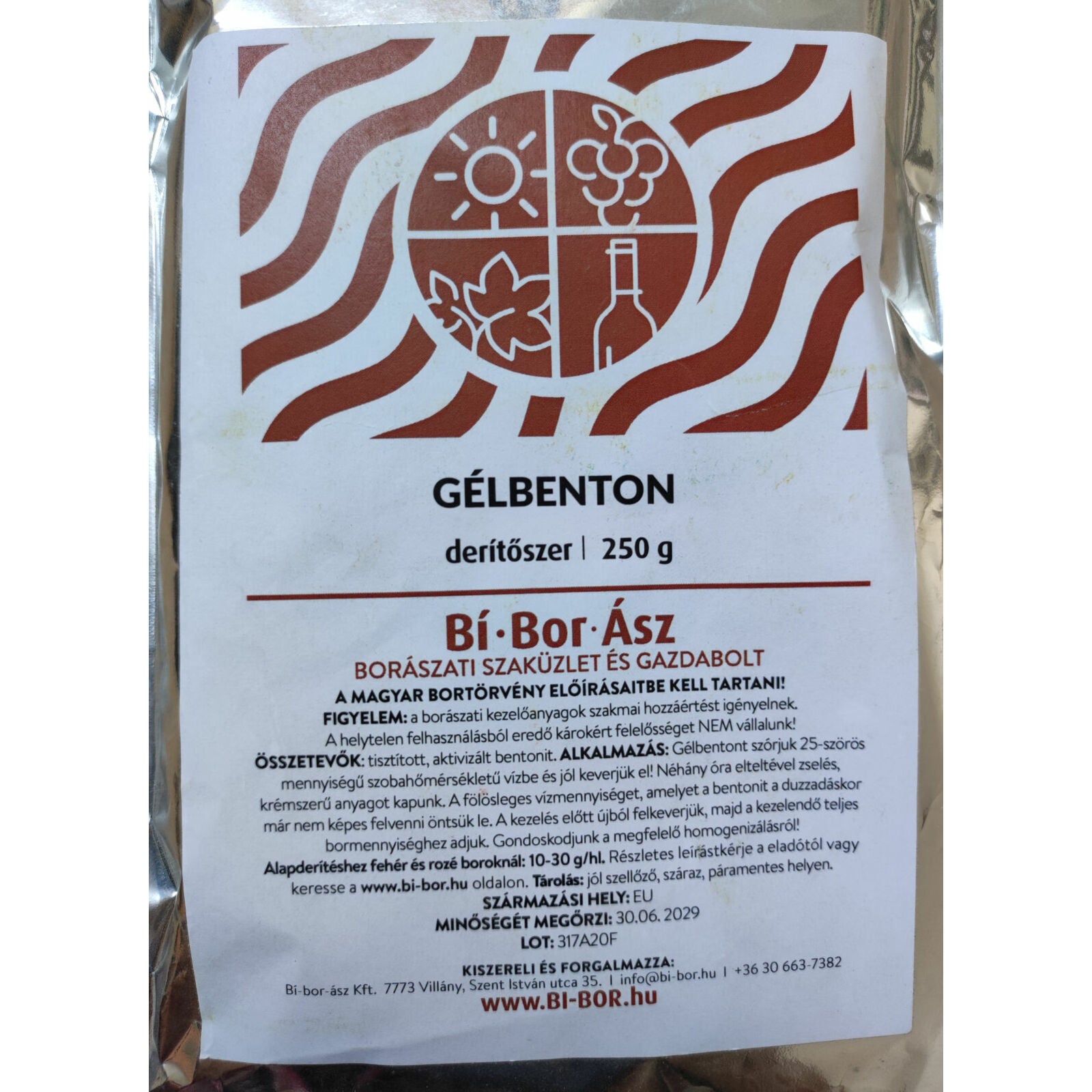 Derítőszer Gélbenton 250g