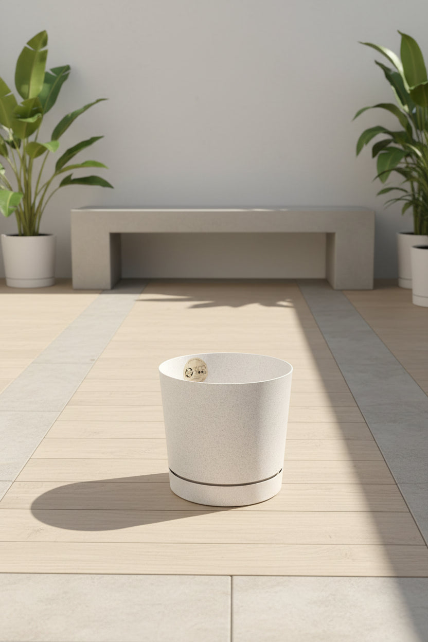 Cserép műanyag Eco White 148x147 mm Prosperplast DPOP150W