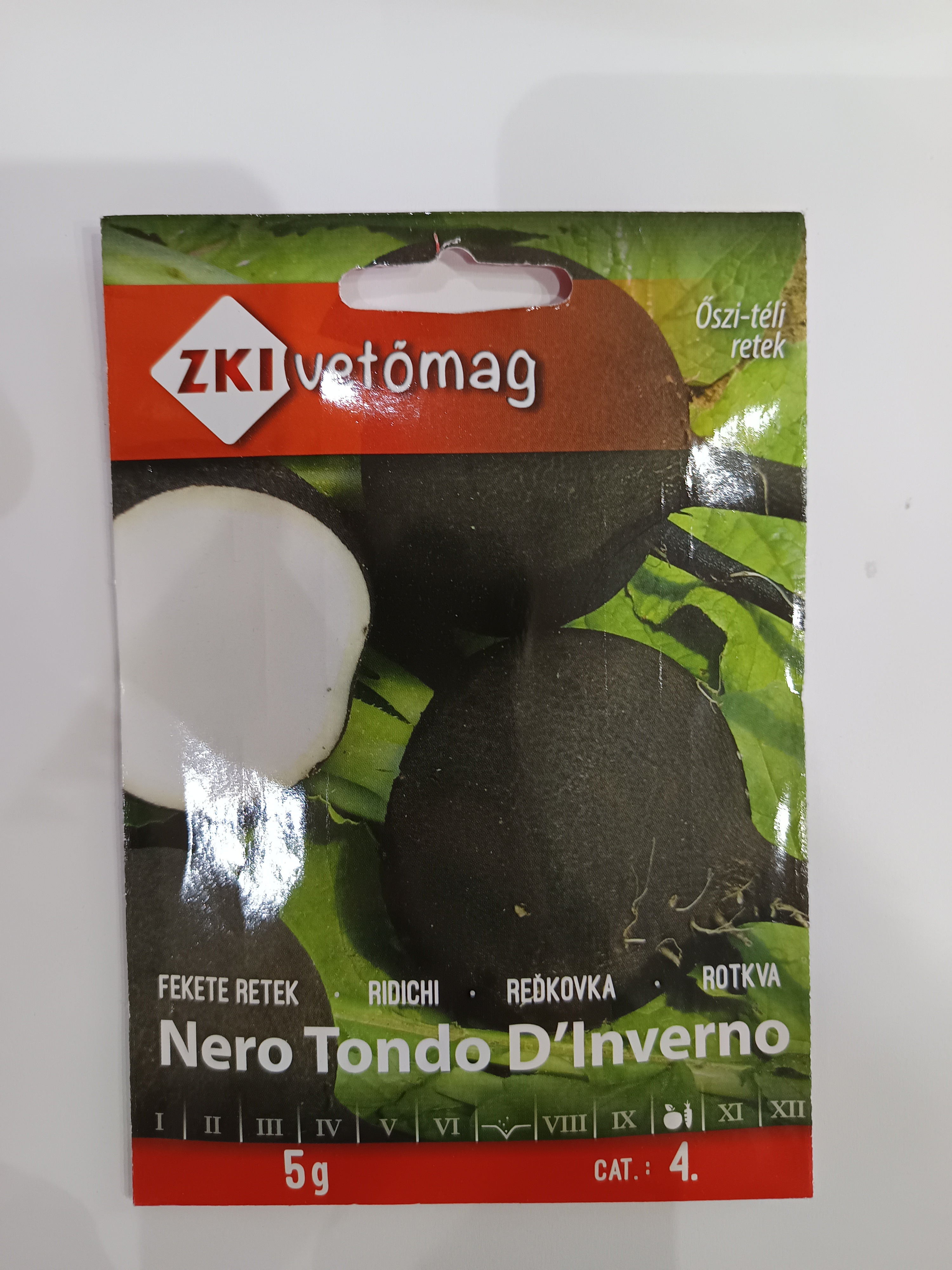 Fekete retek Nero Tondo D'Inverno ZKI 5g