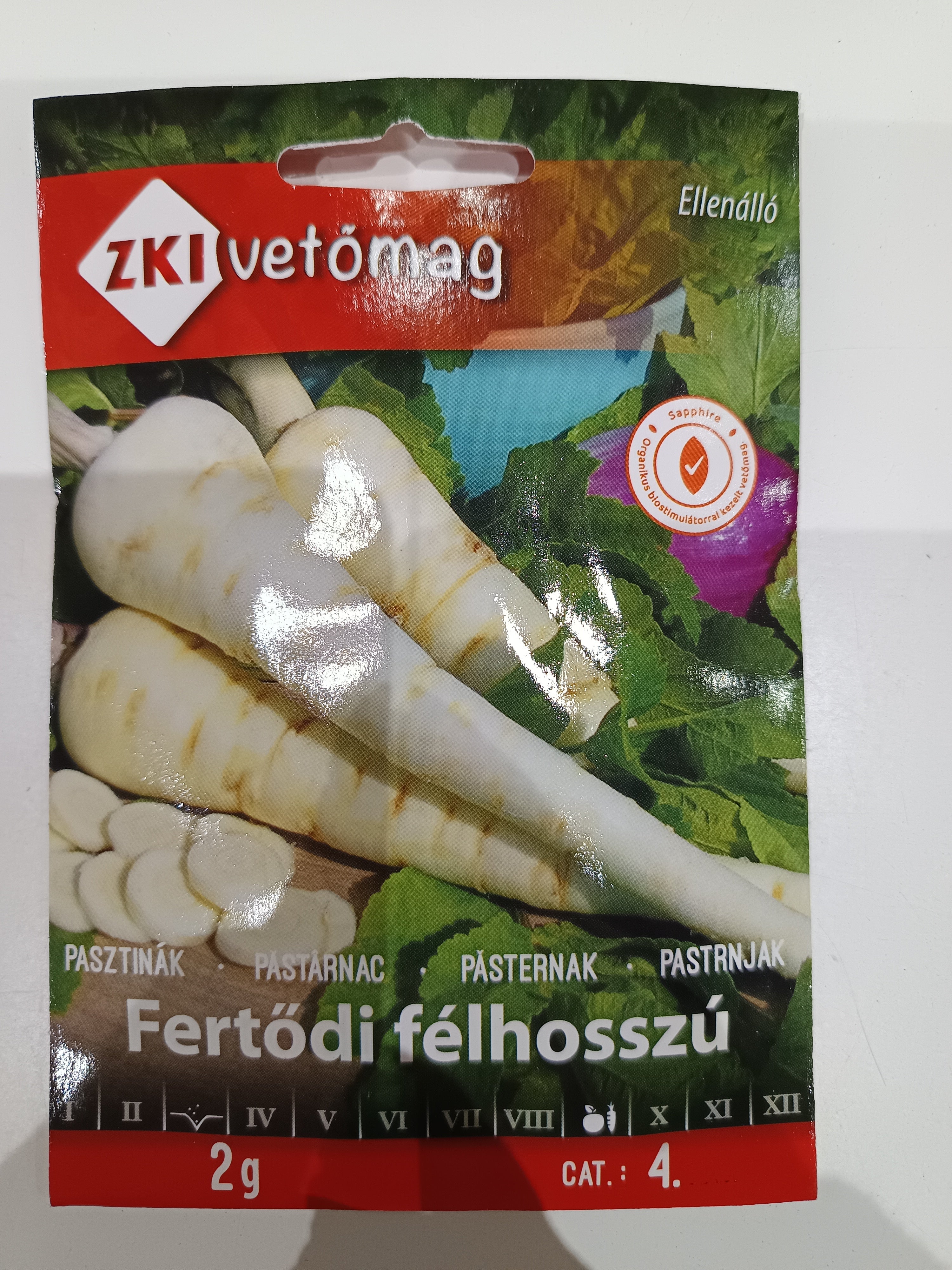 Pasztinák Fertődi félhosszú ZKI 2g