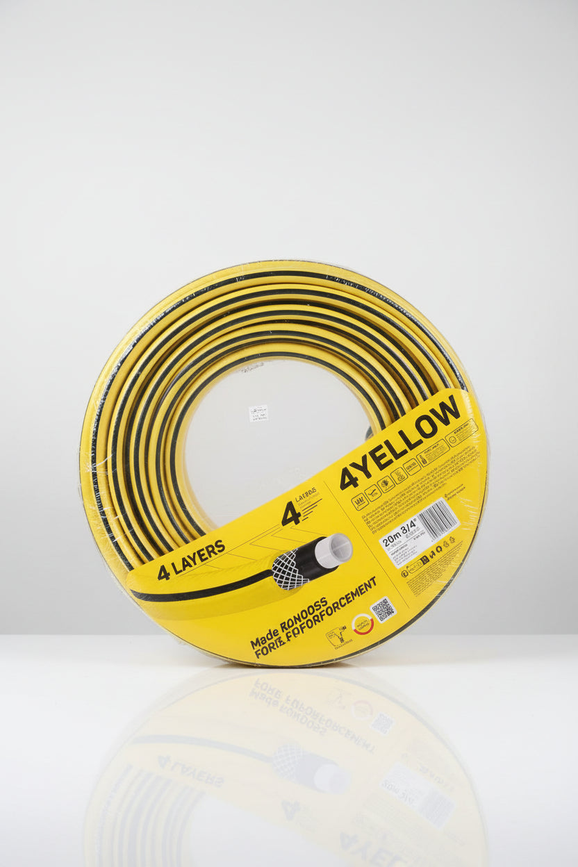 Locsolótömlő 3/4 20m 4 rétegű Cellfast Yellow