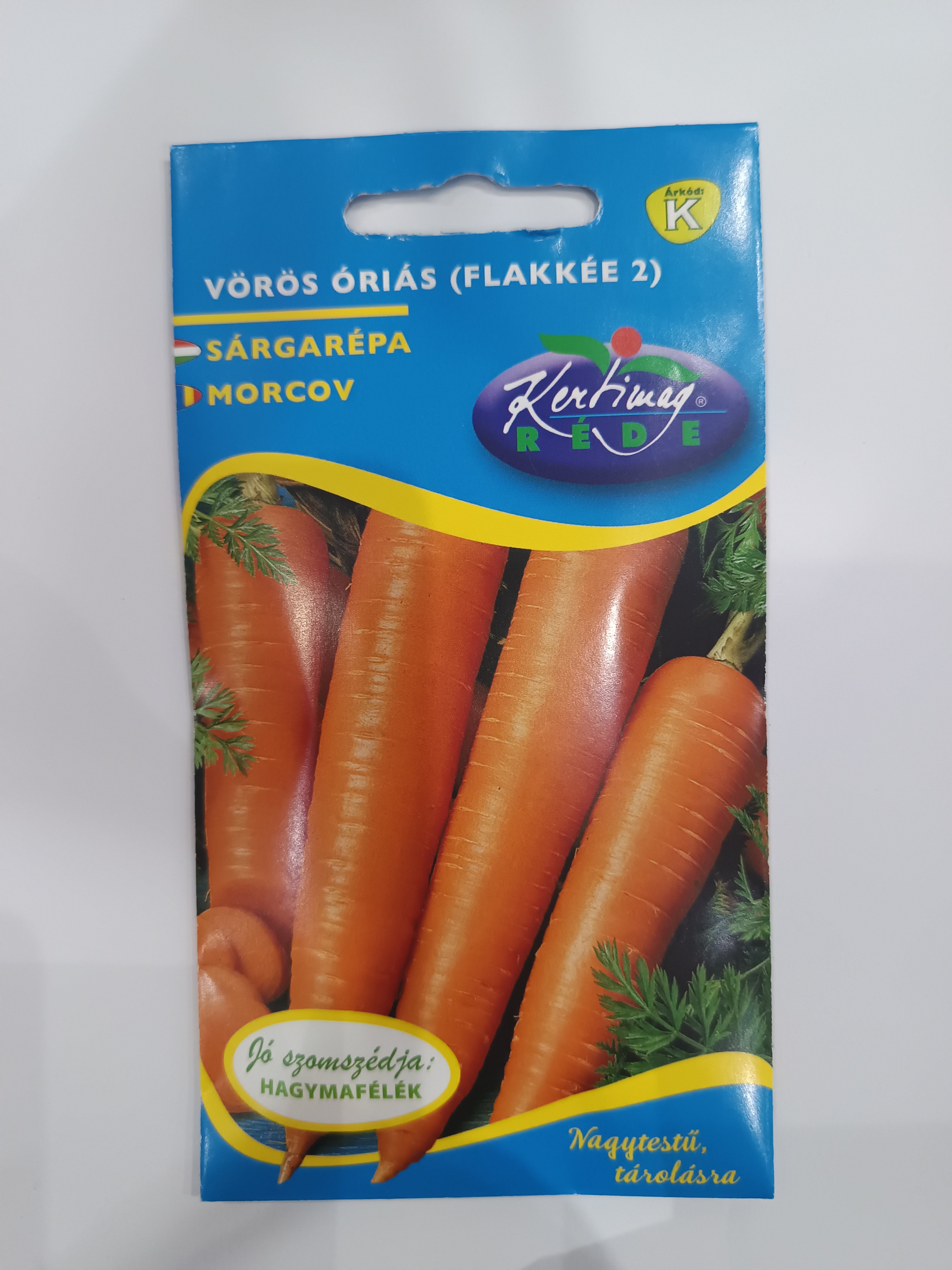 Sárgarépa Vörös óriás (Flakkée 2) Kertimag 5g