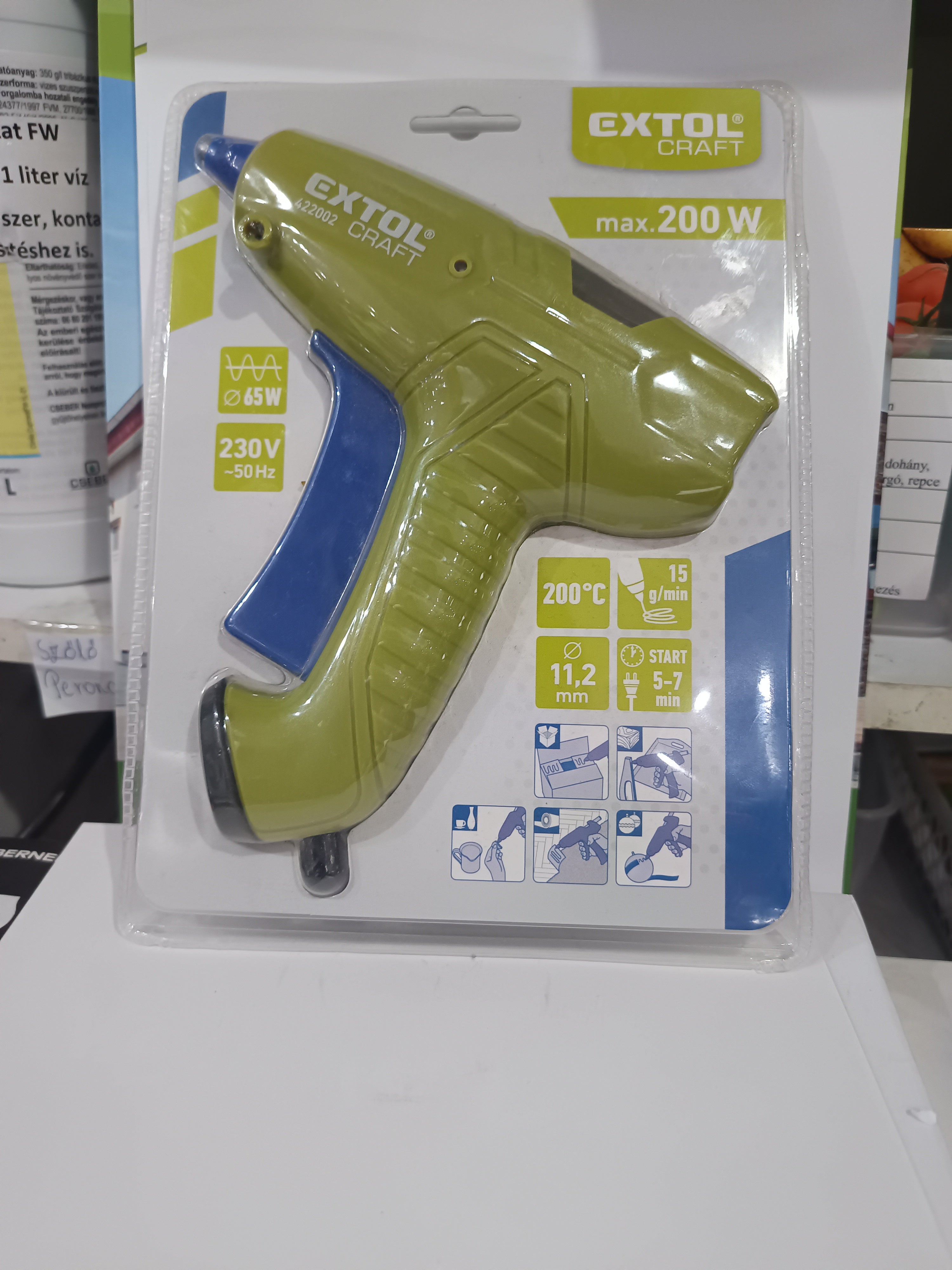 Extol ragasztópisztoly