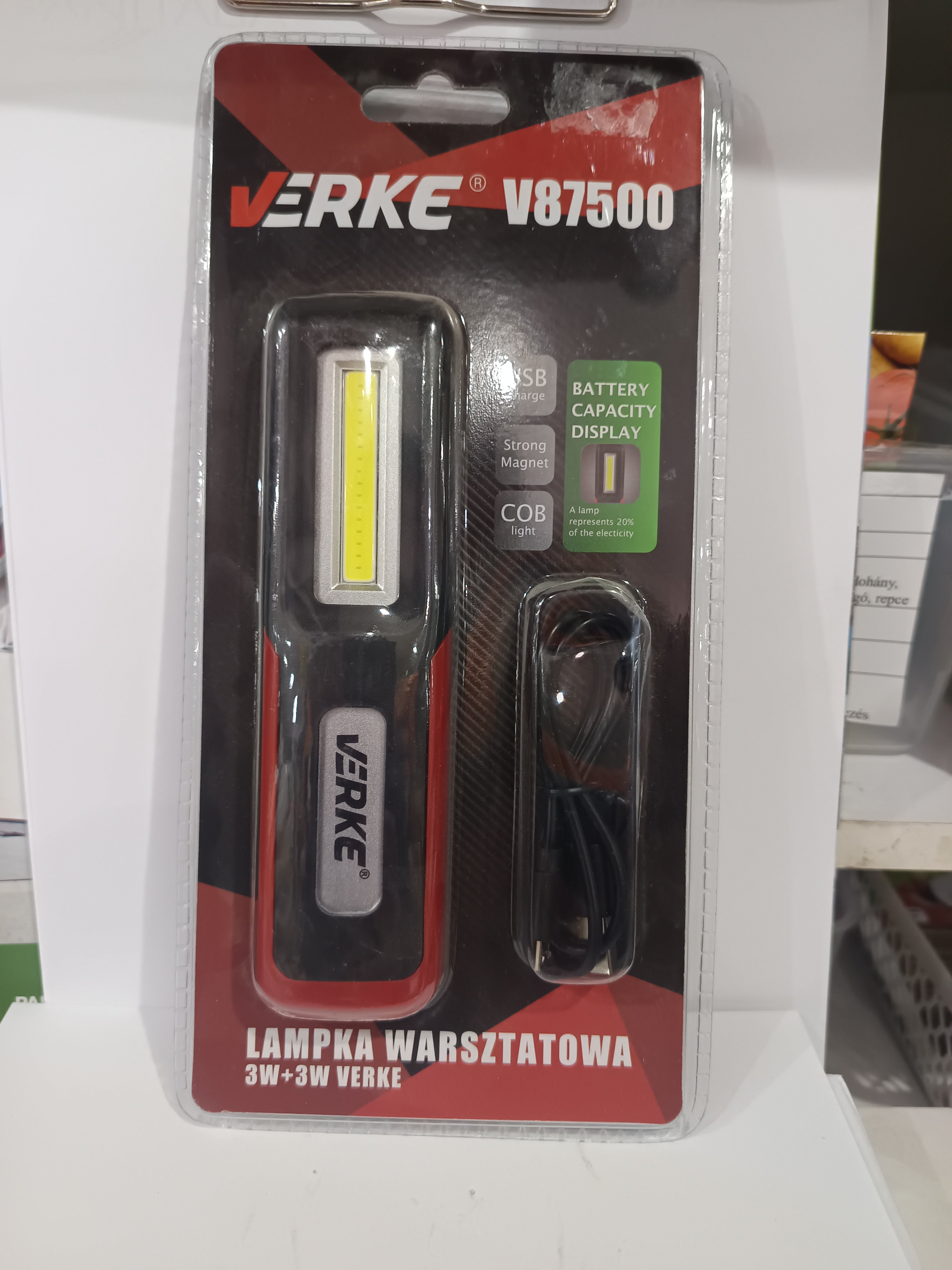 Verke LED lámpa, tölthető