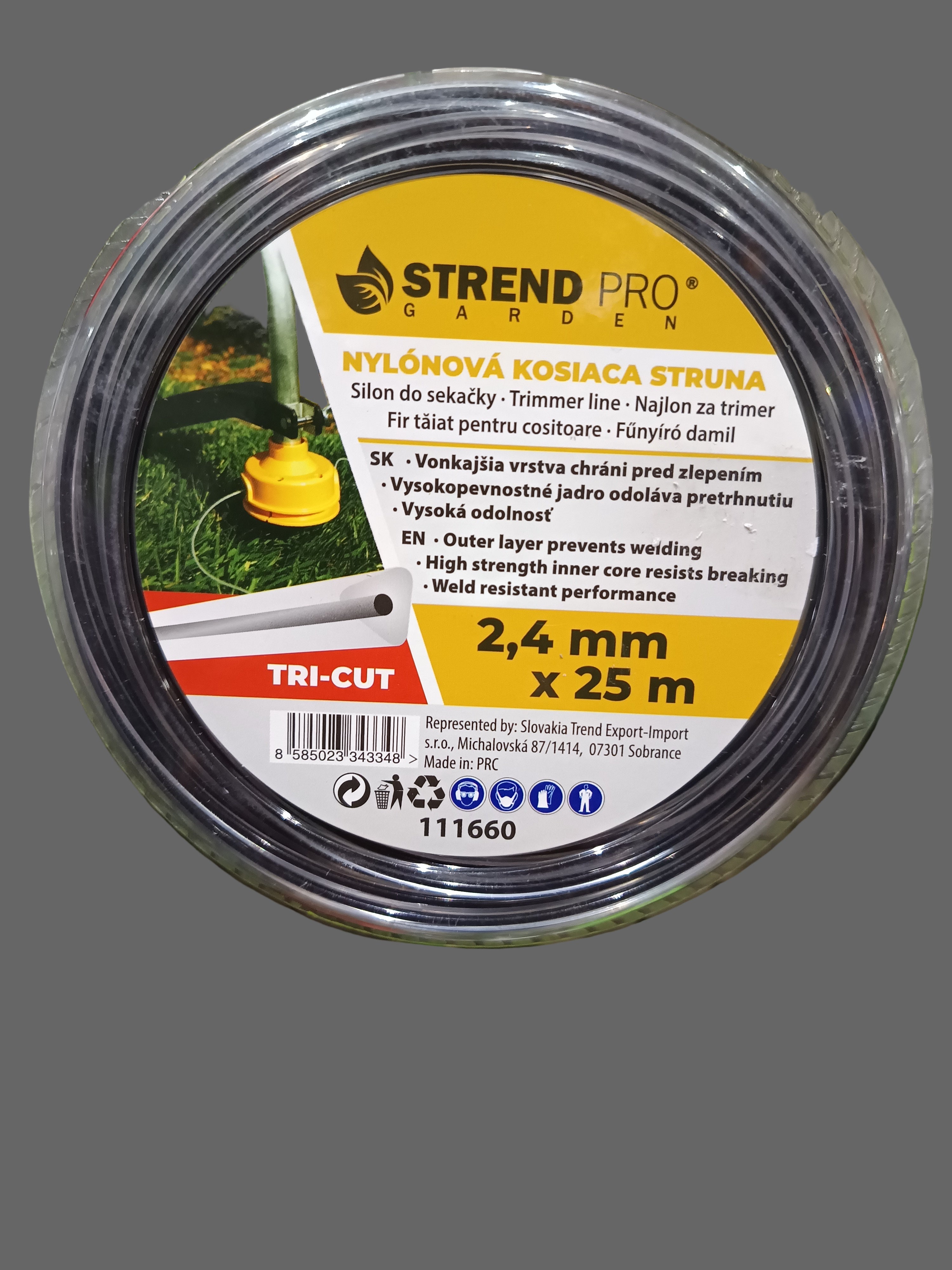 Damil Strend Pro 2.4mm x 25m, háromszög