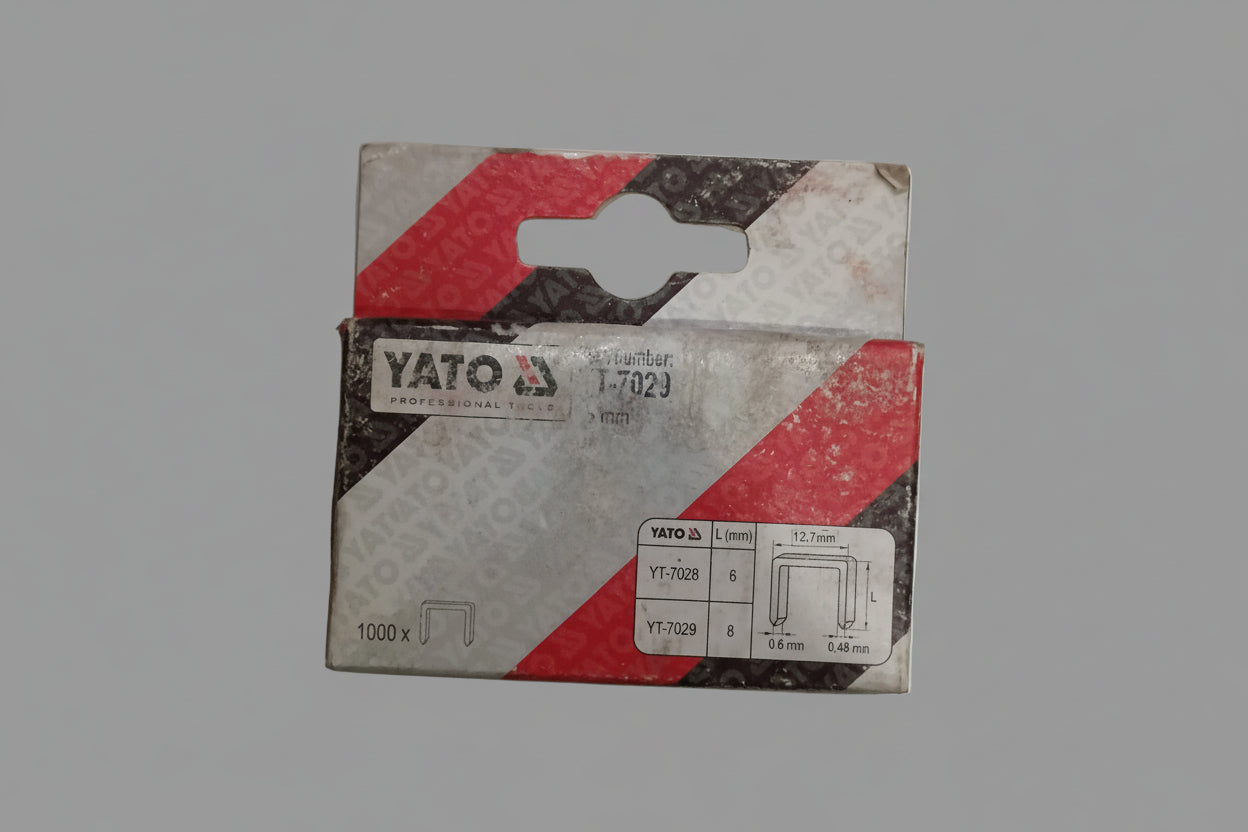 Tűzőkapocs 8 mm 1000 darab Yato