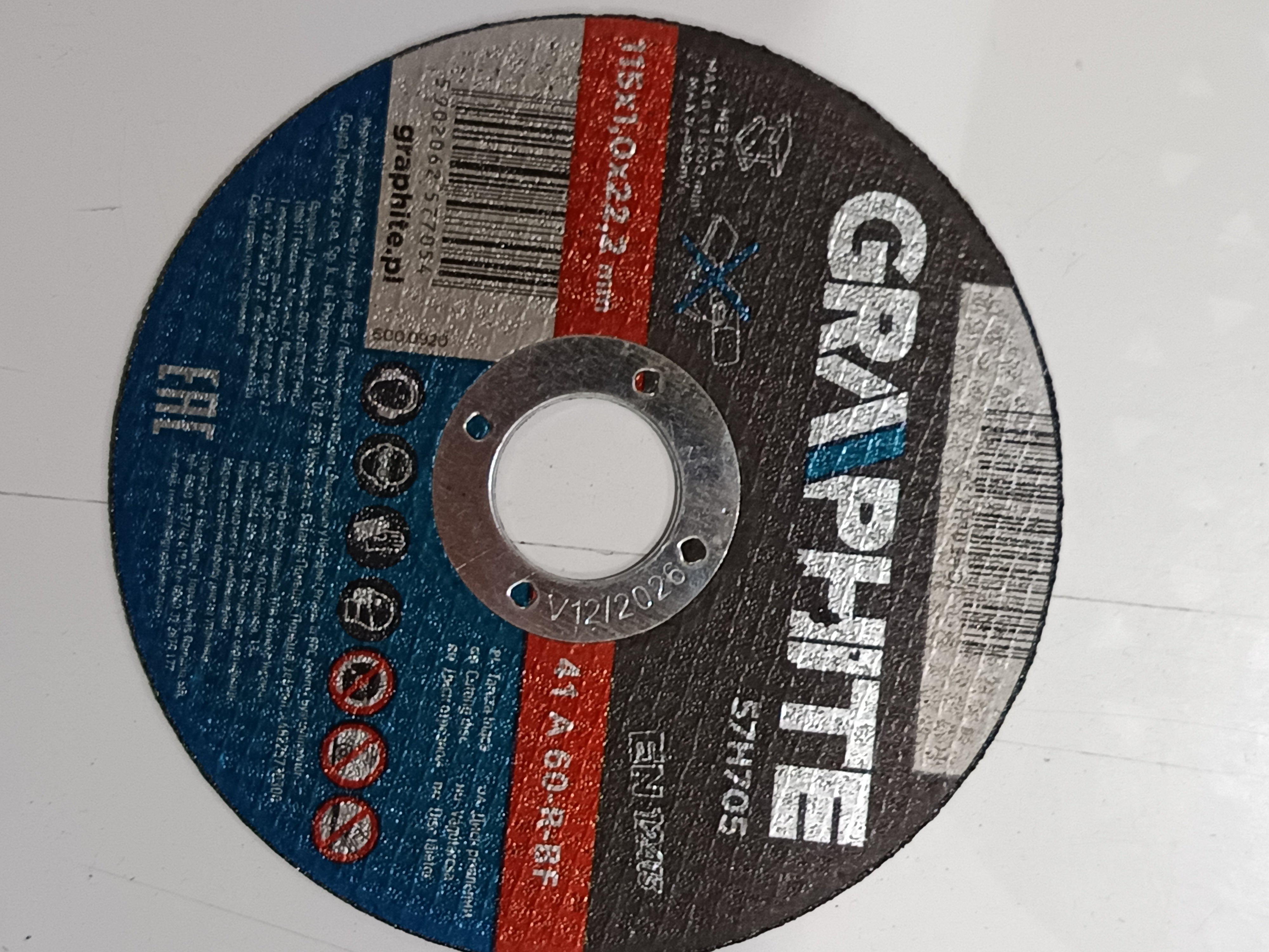 Korong vágó 115x1,0x22,2 mm Graphite