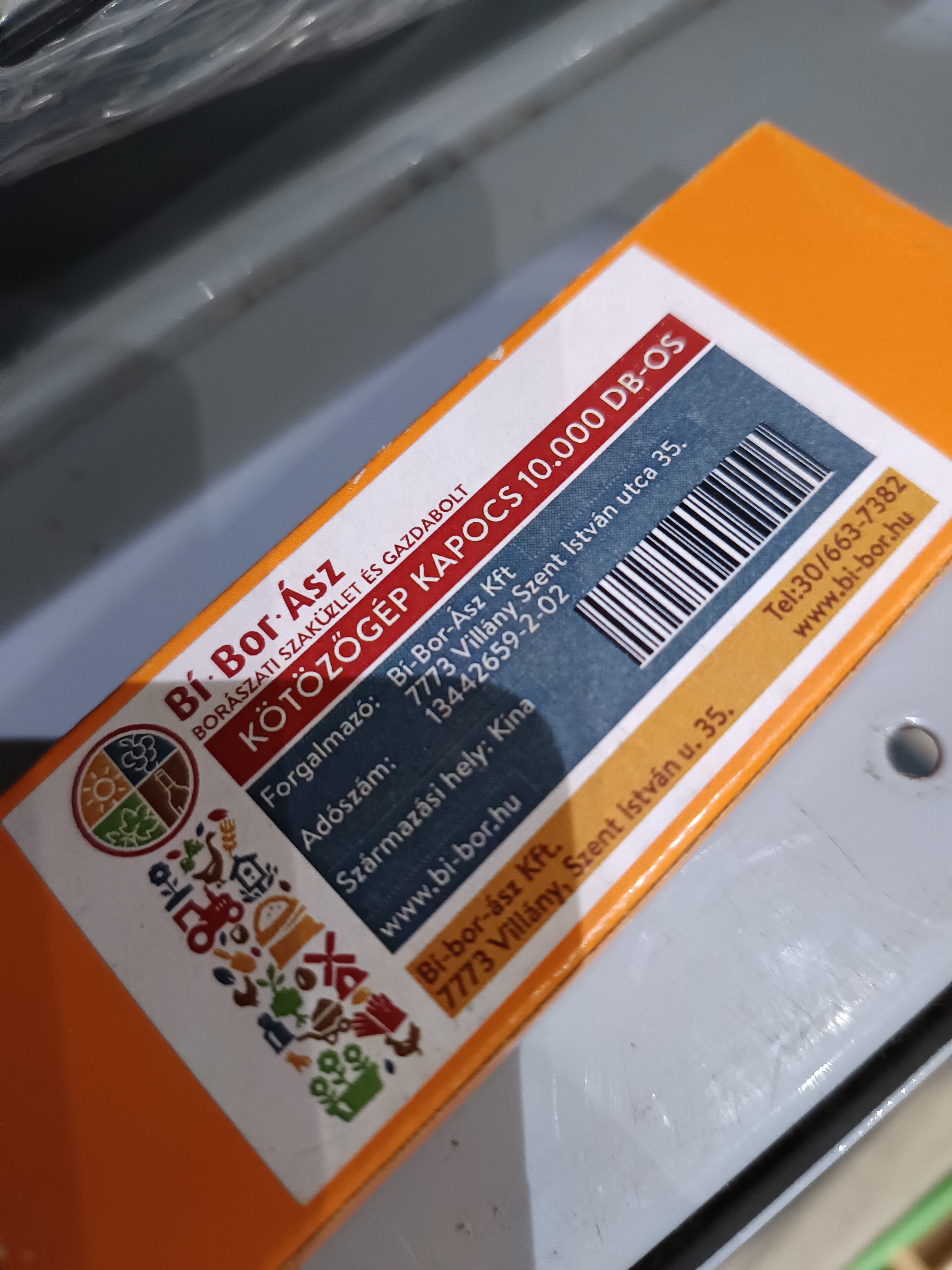 Kötözőgép kapocs 10.000db-os