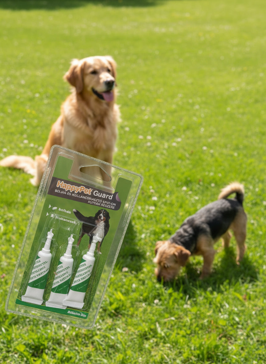 Bolha és kullancs riasztó spot-on kutyáknak