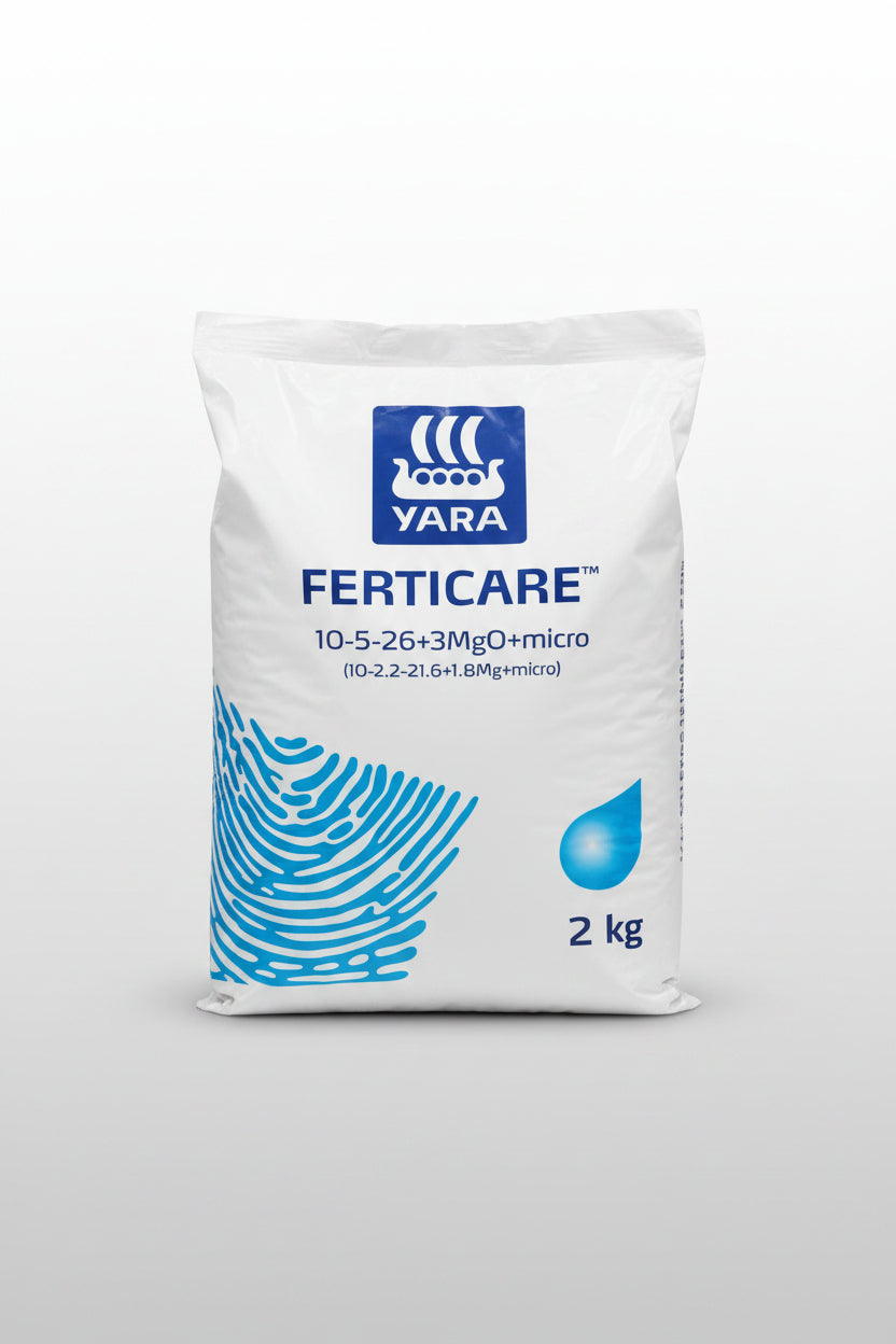 Műtrágya 2kg Yara Ferticare 10-5-26 + 3MgO+micro