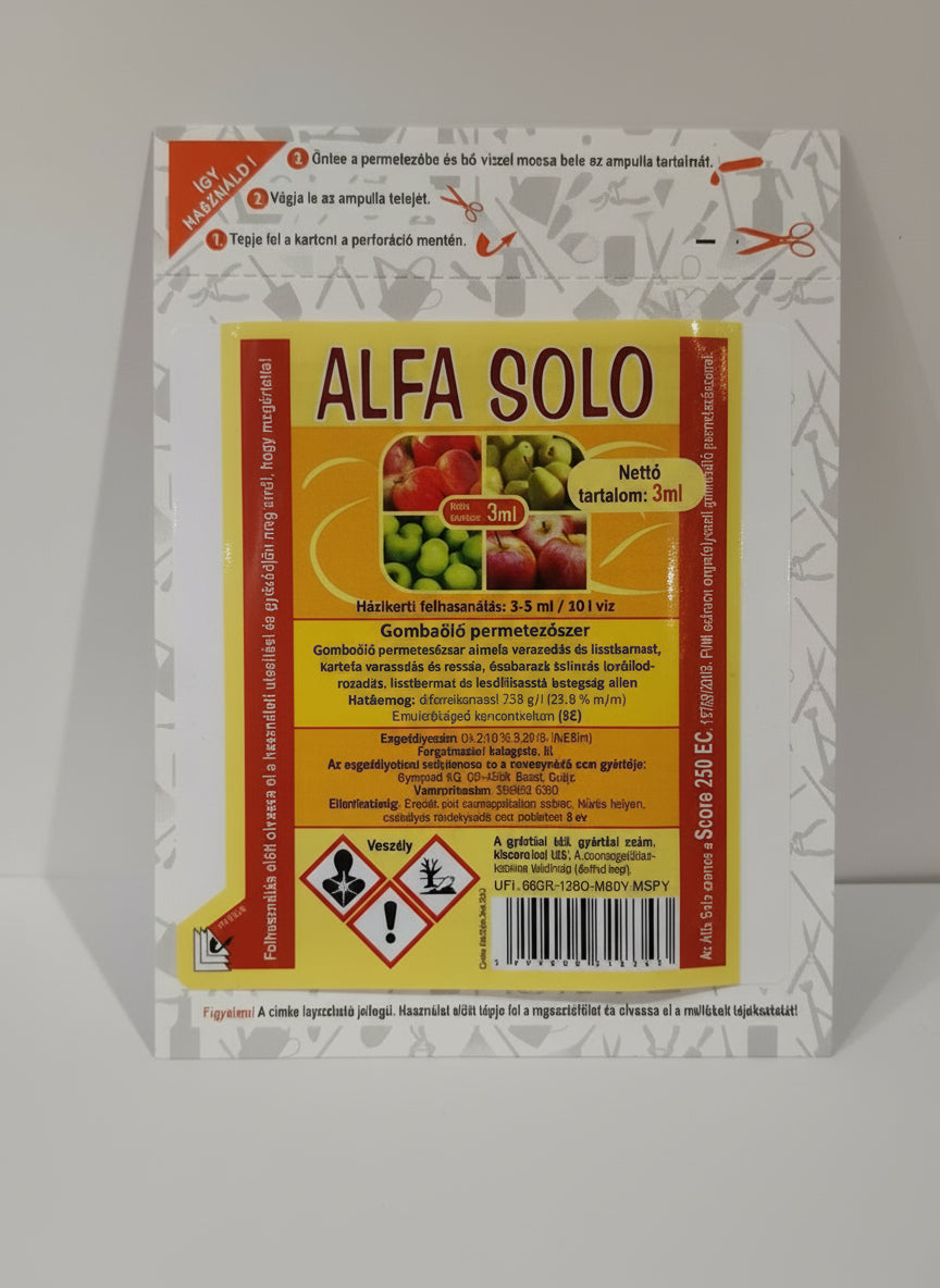 Alfa Solo gombaölő permetezőszer 3ml