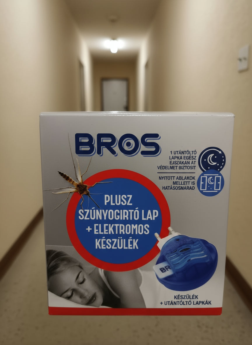 Szúnyogírtó elektromos készülék + lapkák Bros
