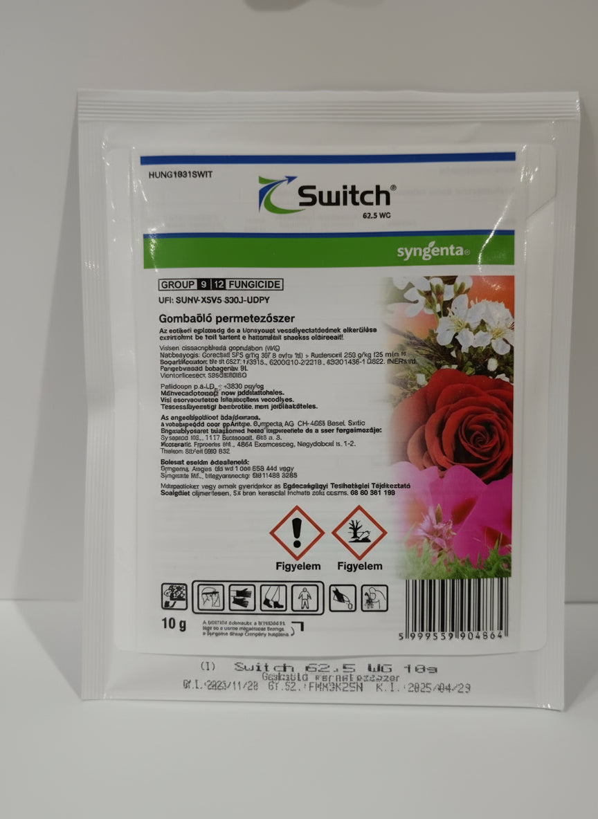 Switch 62,5 wg gombaölő permetezőszer 10g