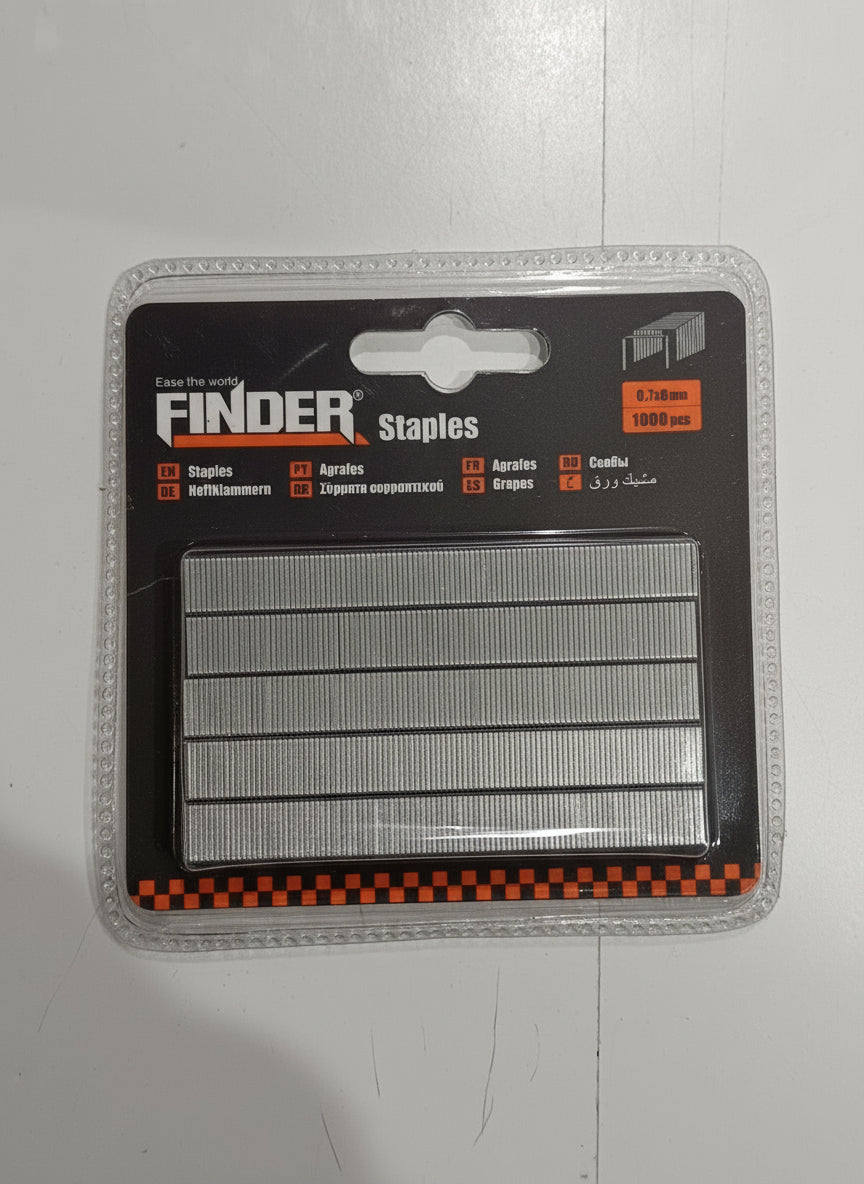 Kapocs tűzőgéphez 1000 db 8 mm Finder