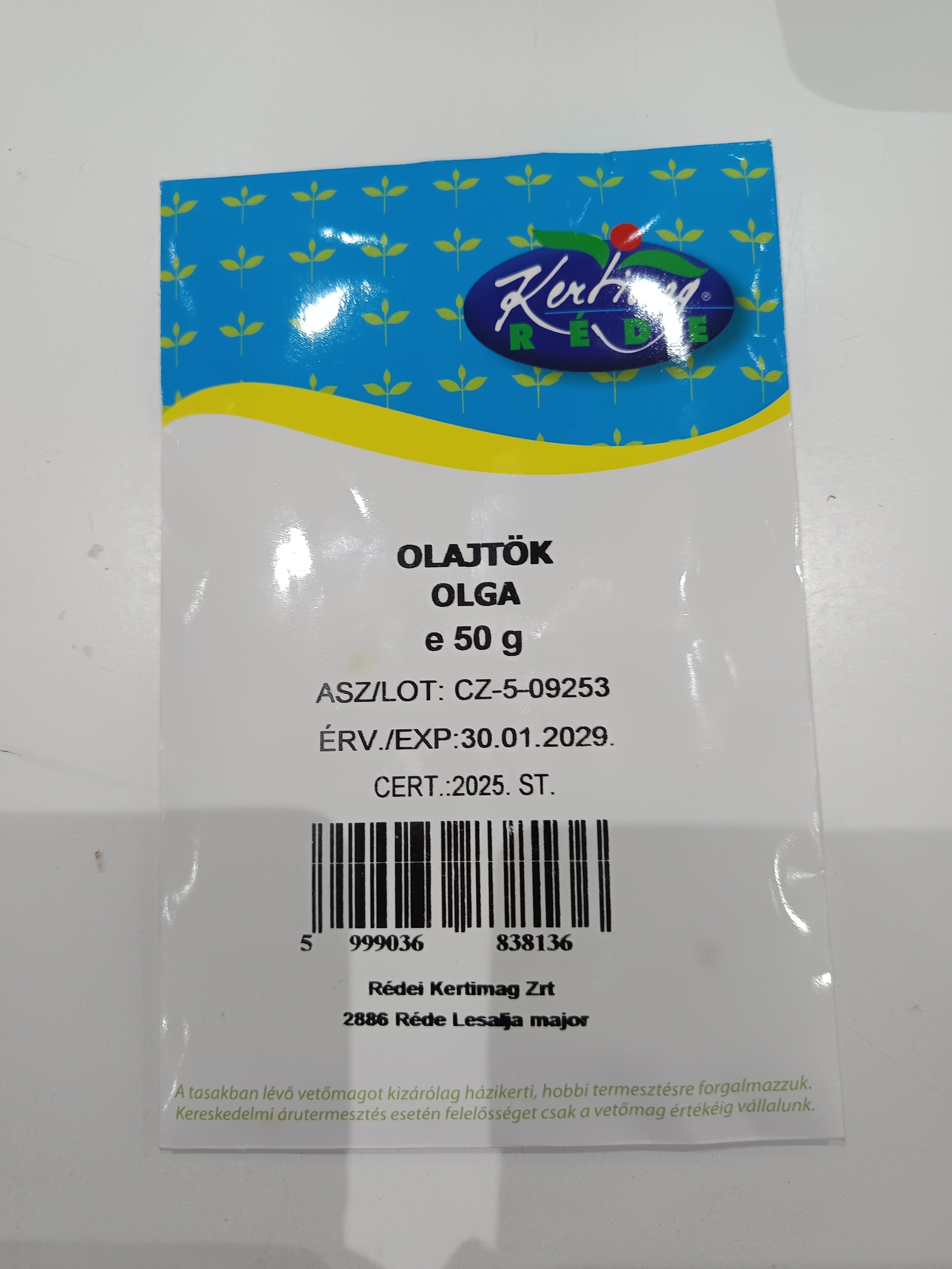 Olajtök Olga Kertimag 2g