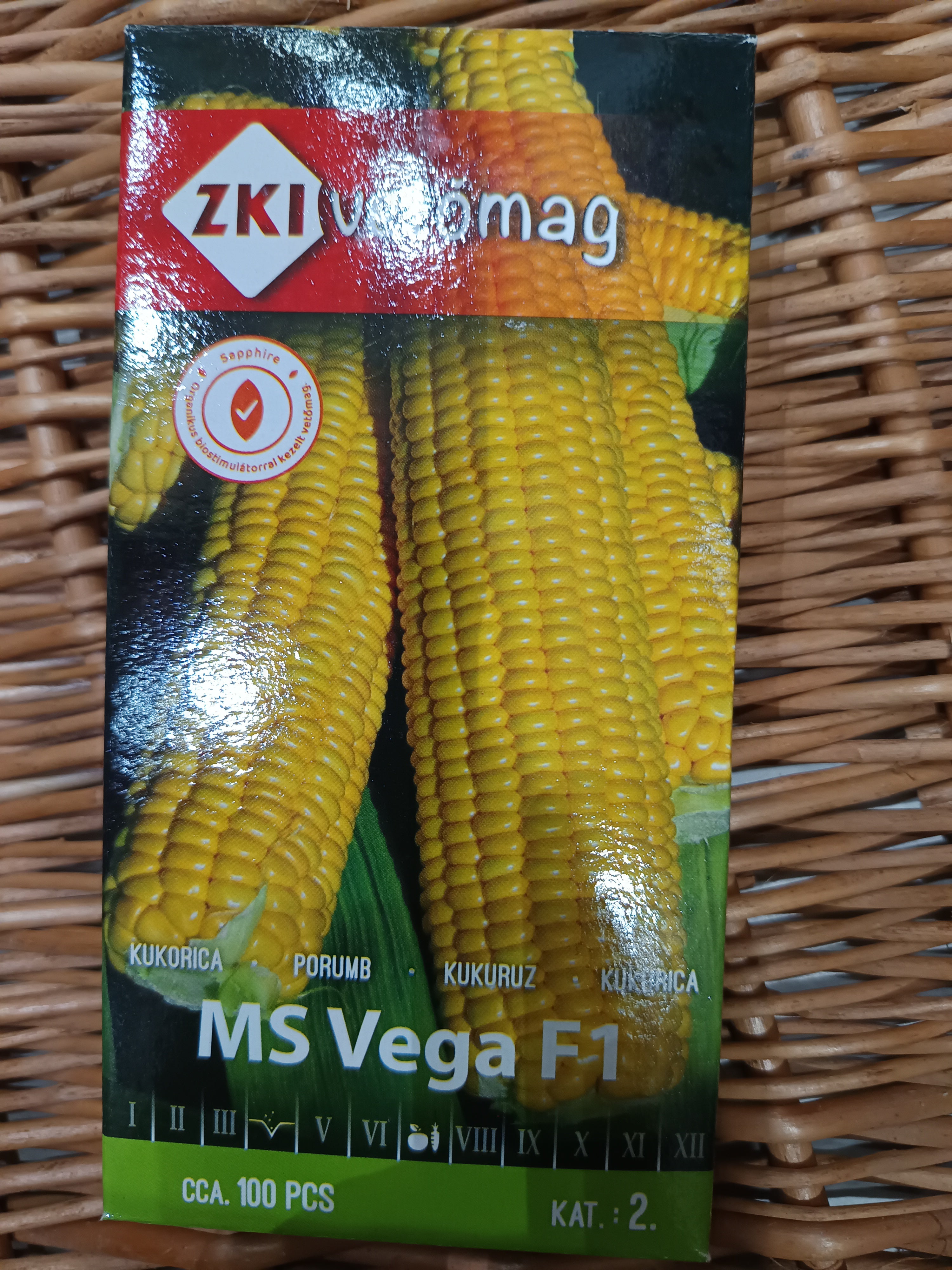 Csemegekukorica MS Vega F1 100 szem