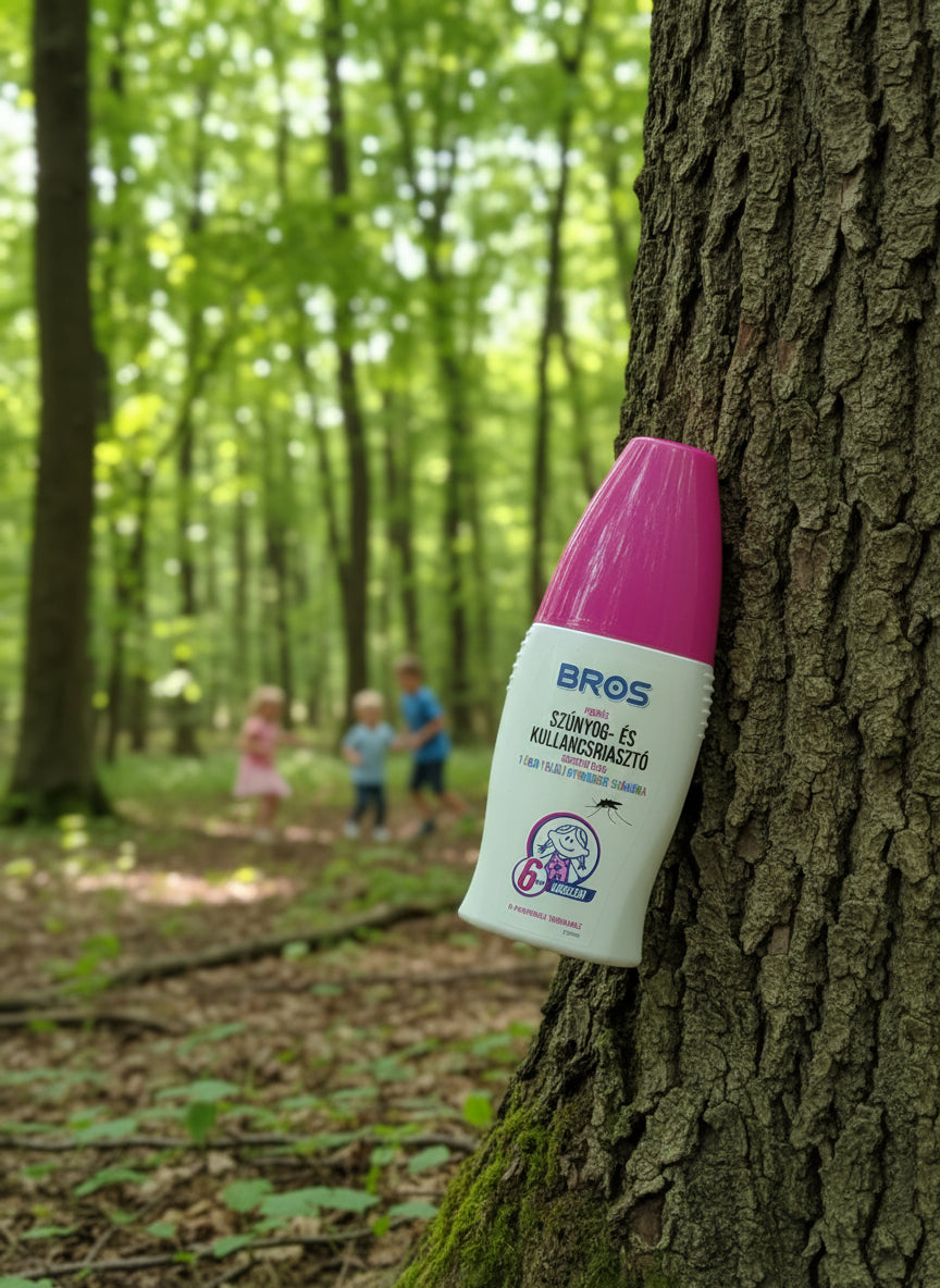 Pumpás szúnyog és kullancsriasztó gyerekeknek 50ml Bros