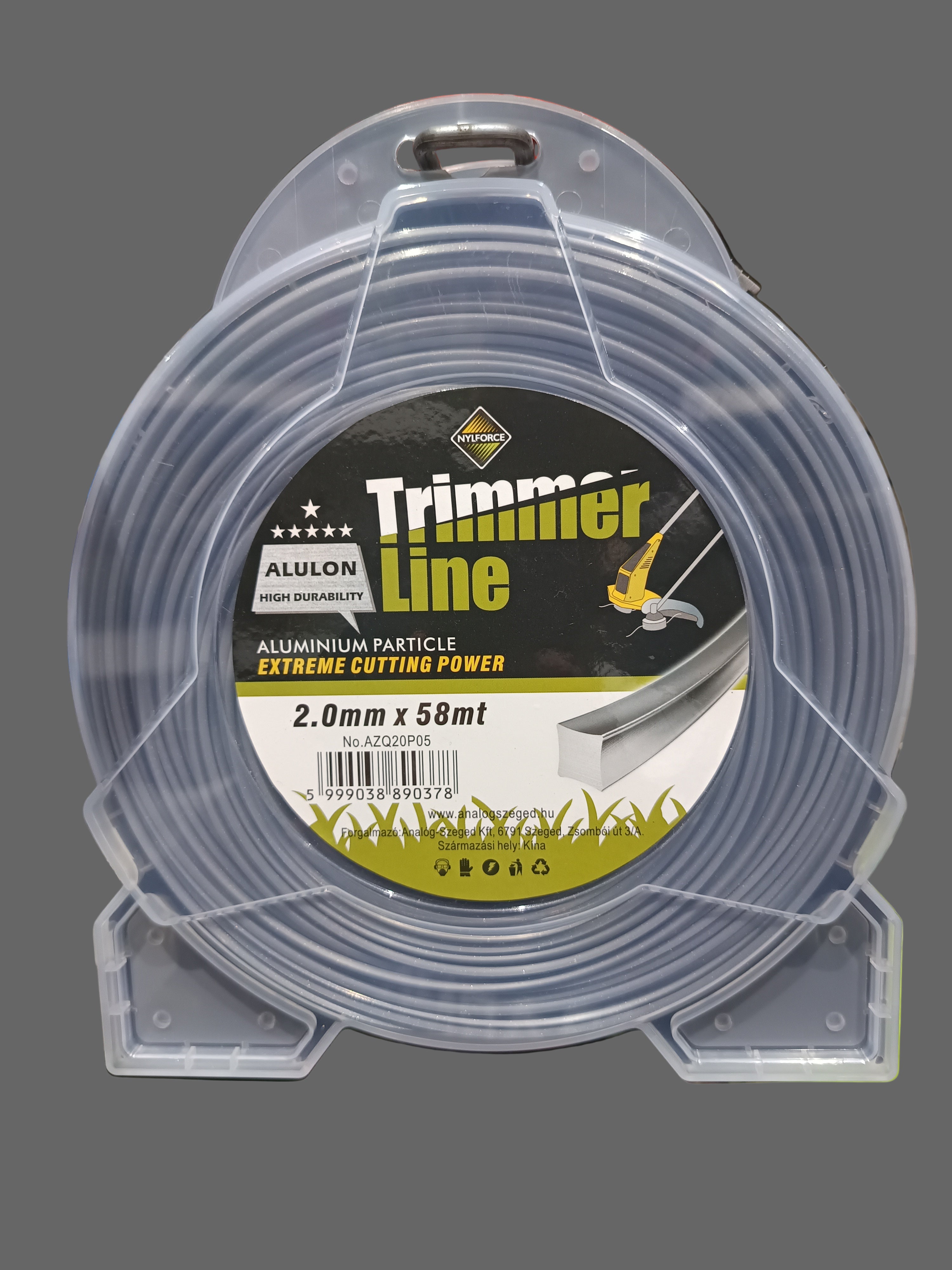 Damil Trimmer Line 2.0mm x 58mt, négyélű