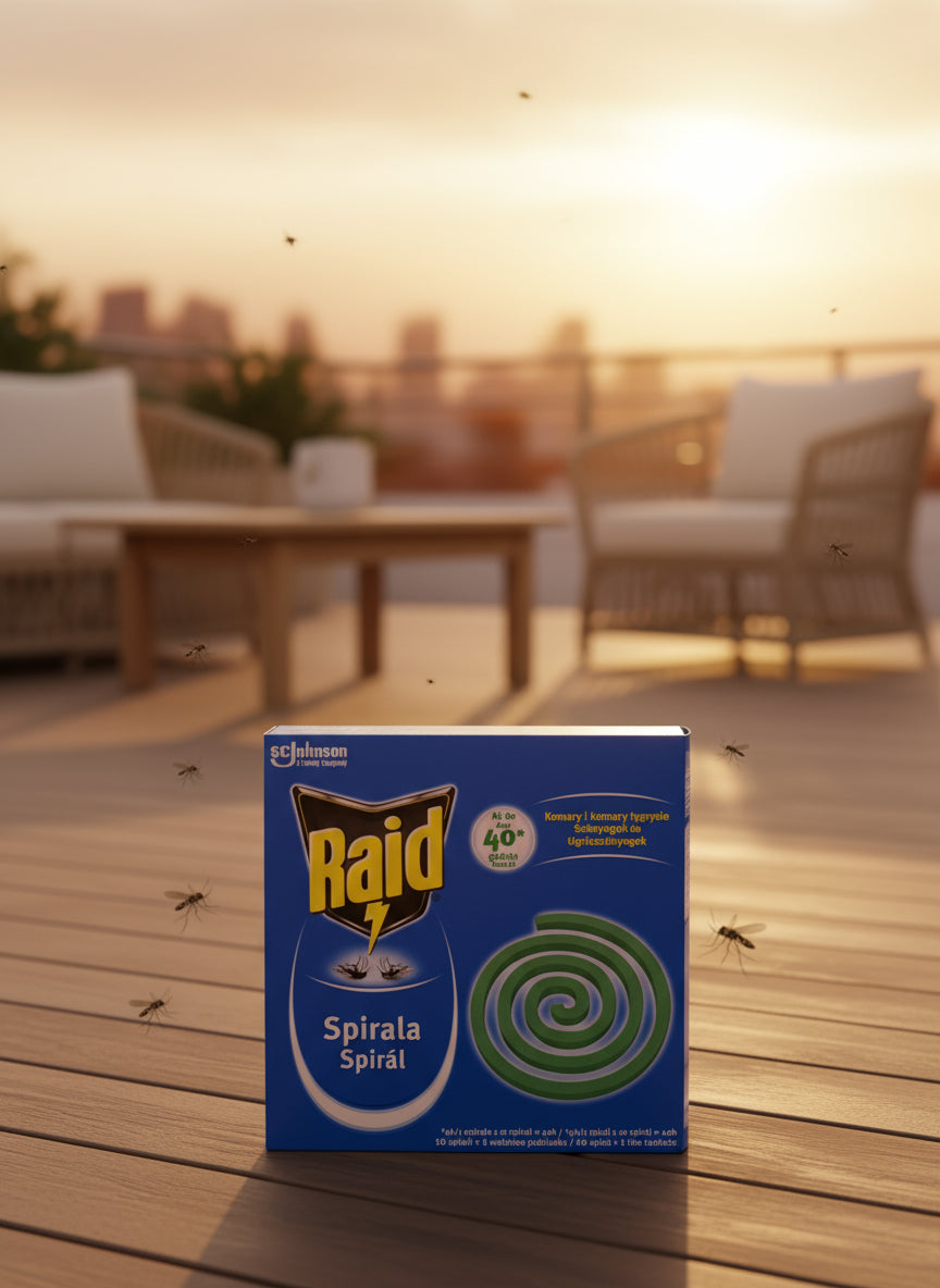 Szúnyogriasztó spirál 10 db Raid