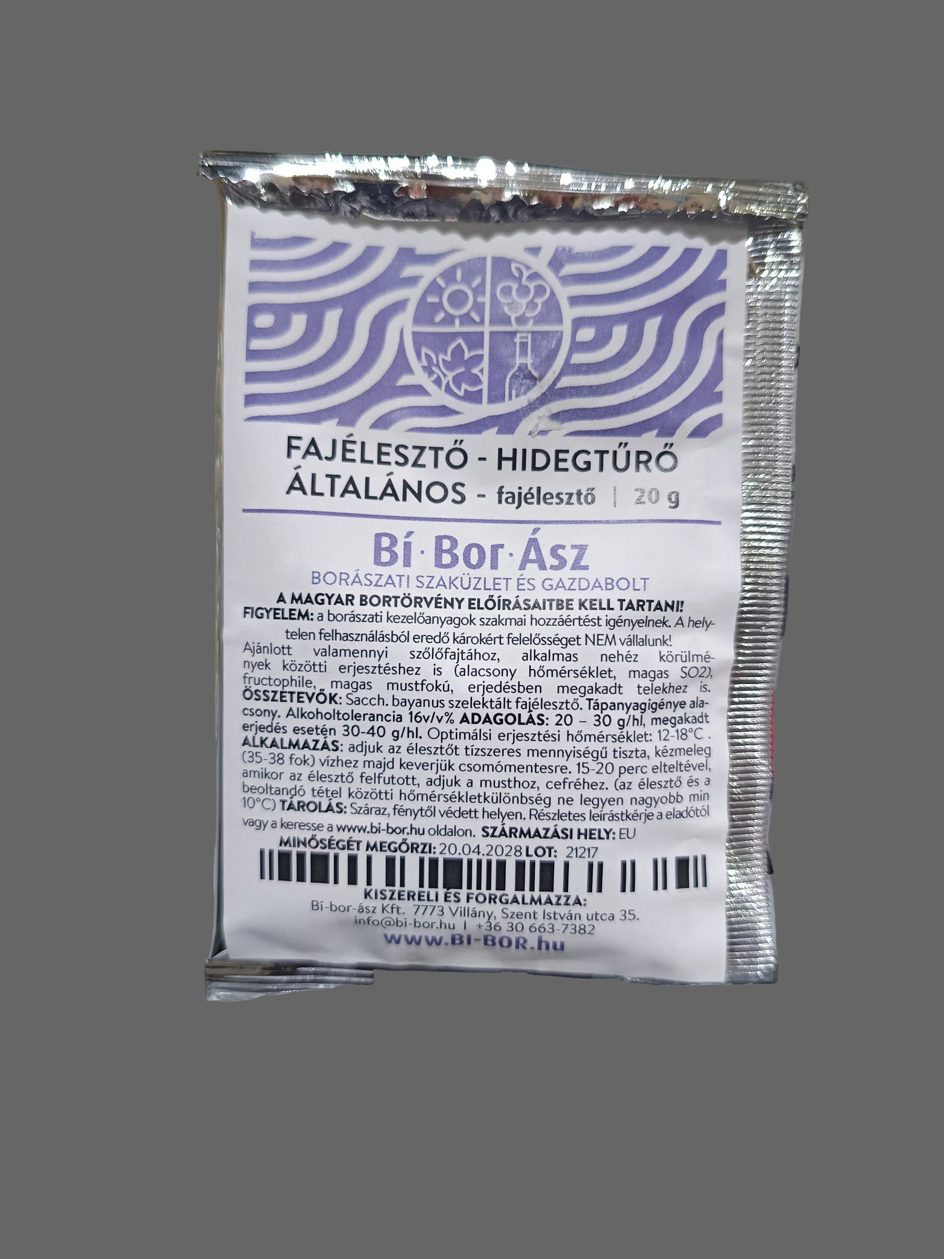 Fajélesztő hidegtűrő általános 20g